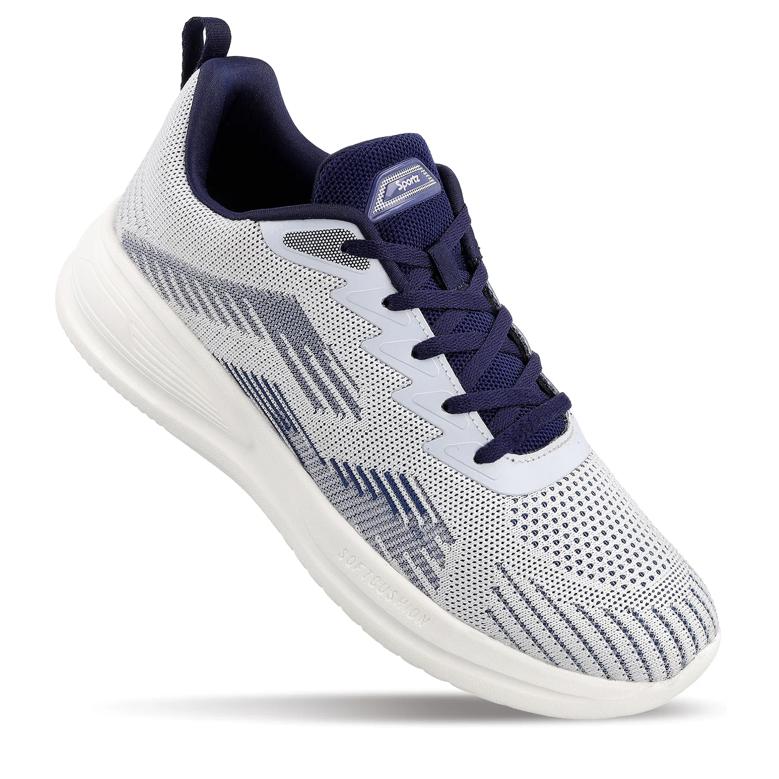 WALKAROO MEN WALKING SHOES - WS9584 WHITE - Image 4