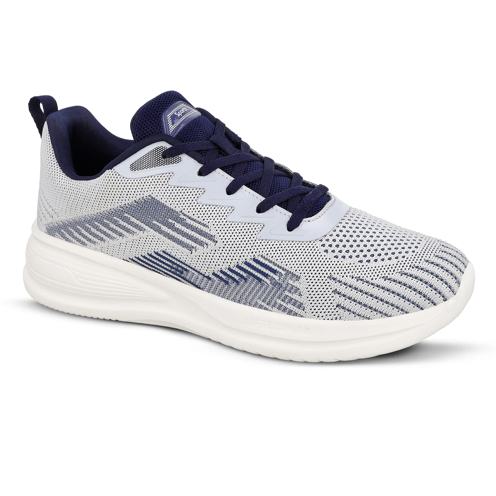 WALKAROO MEN WALKING SHOES - WS9584 WHITE - Image 5