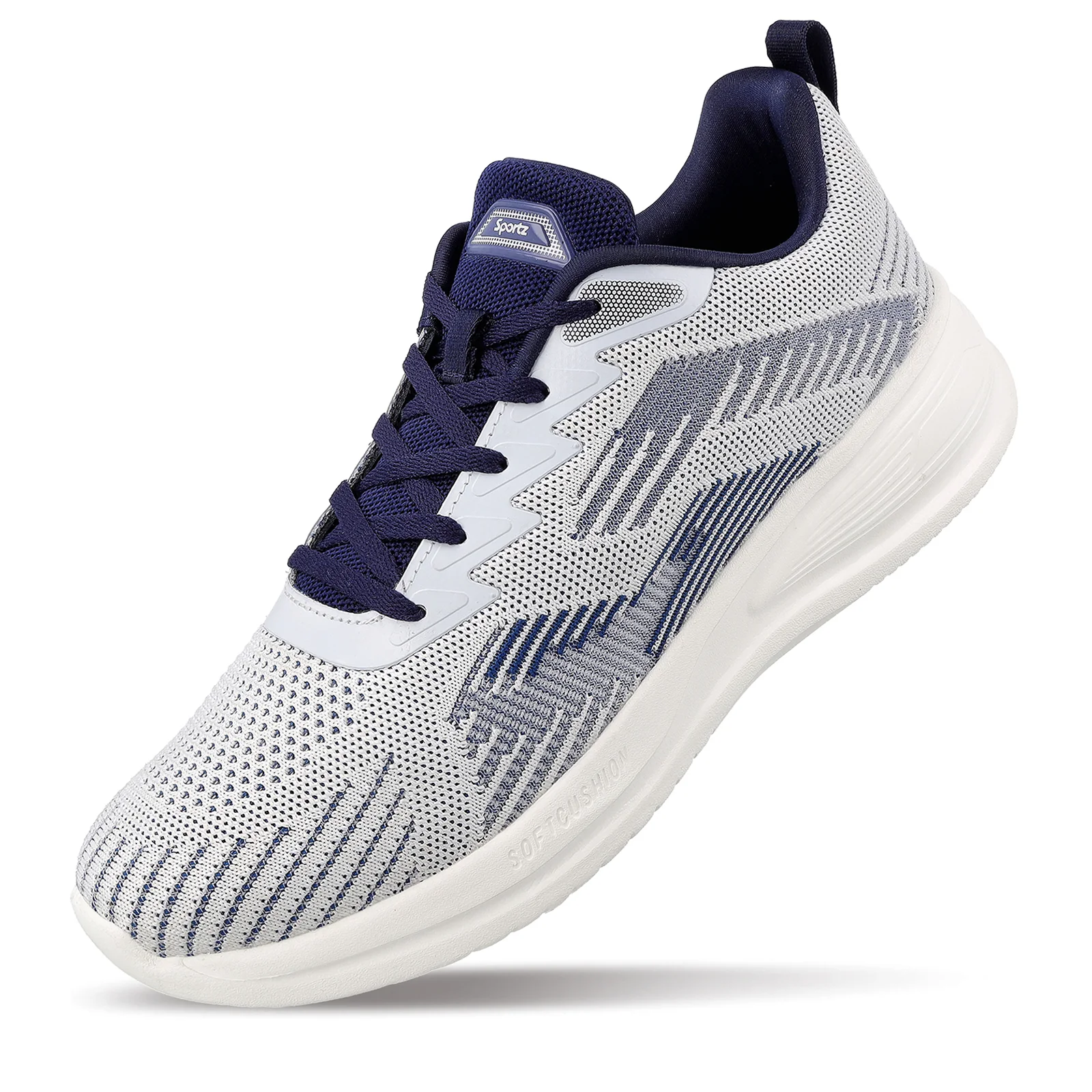 WALKAROO MEN WALKING SHOES - WS9584 WHITE - Image 6