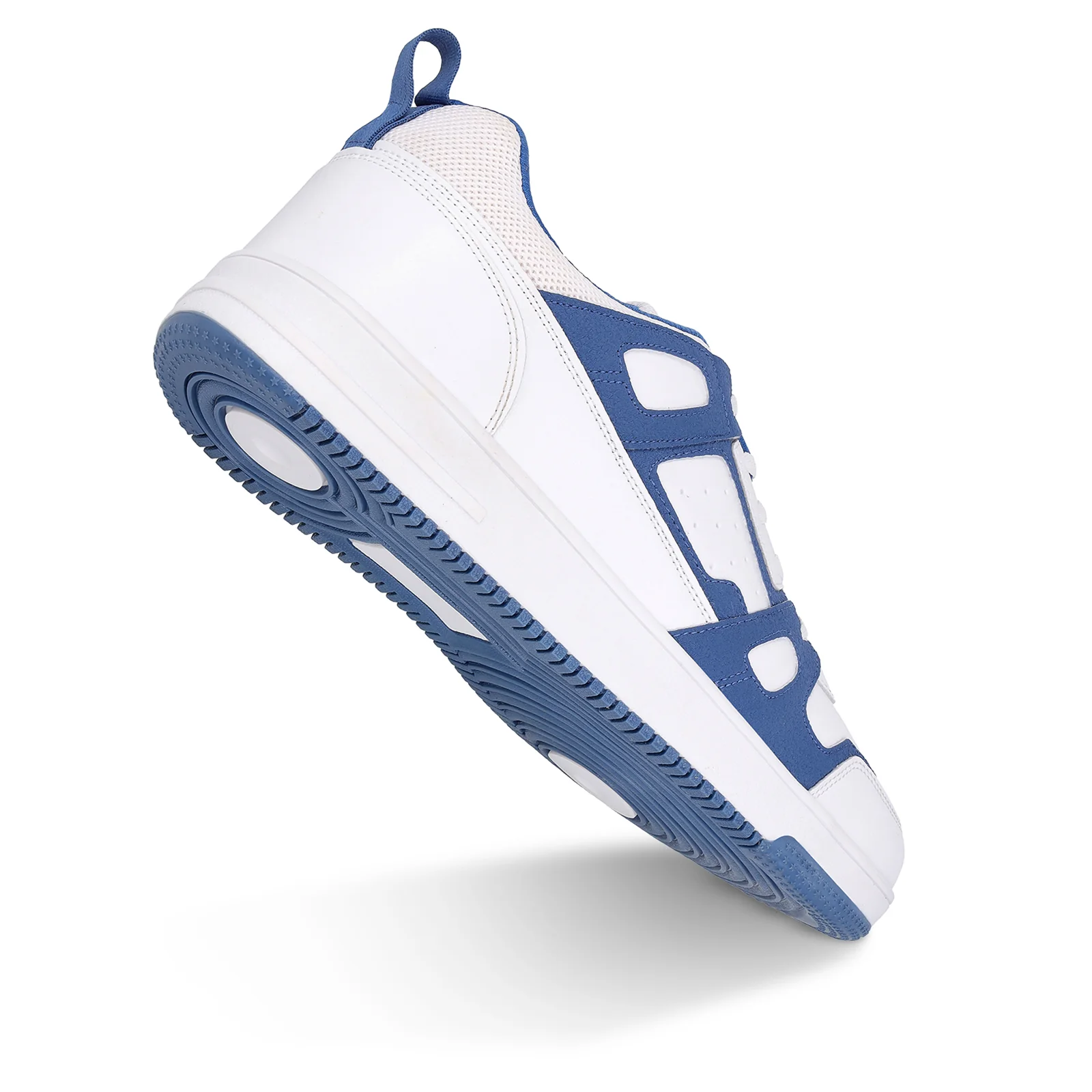 Men's Casual Sneakers - WY3344 White Blue - Image 7