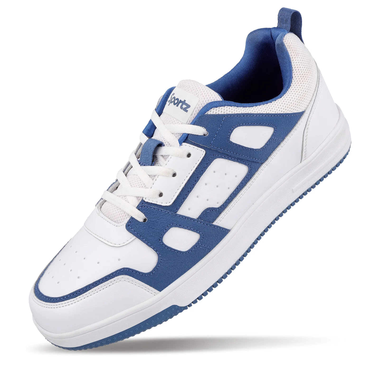 Men's Casual Sneakers - WY3344 White Blue - Image 8
