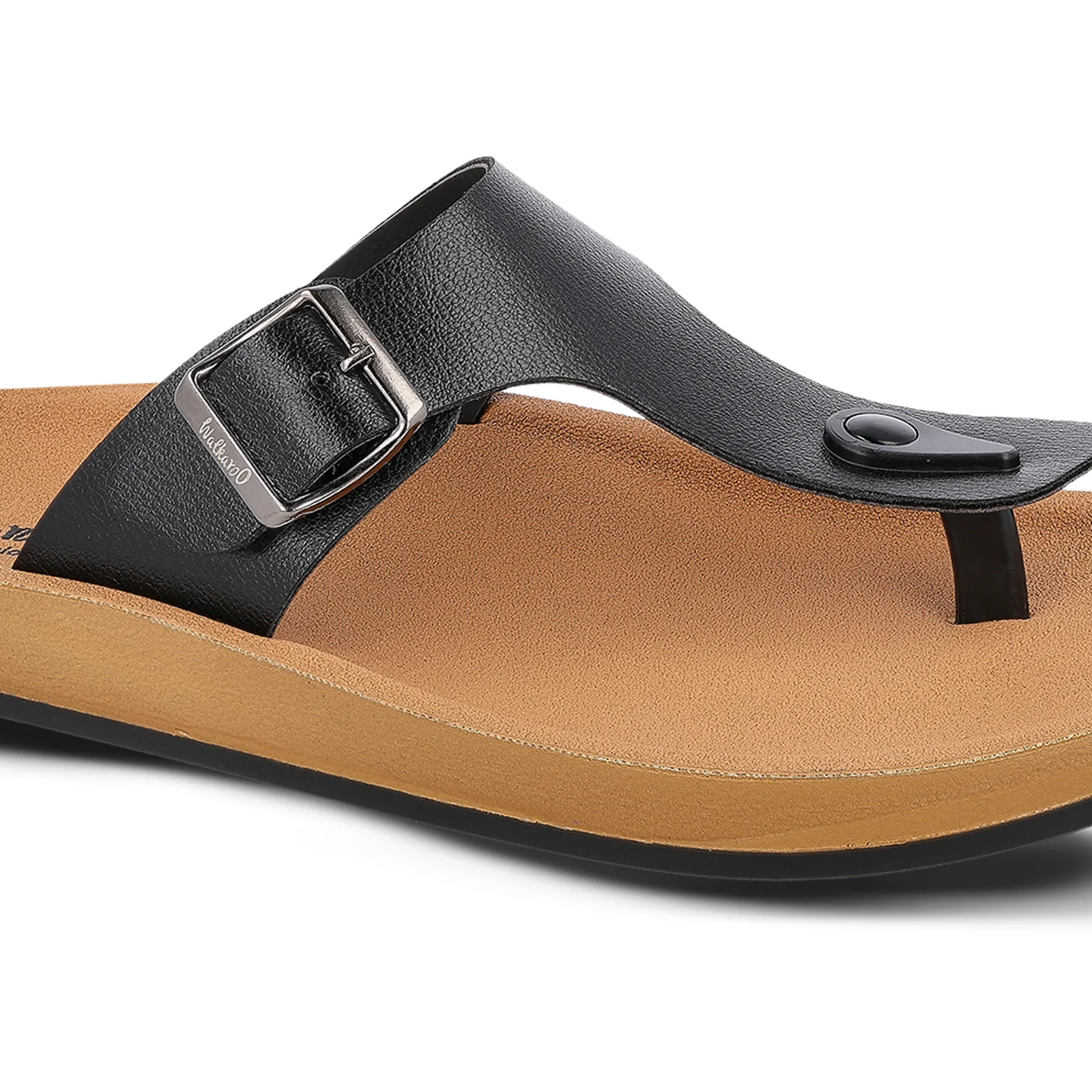Men's Daily Wear Sandals - WE1332 Black - Image 4