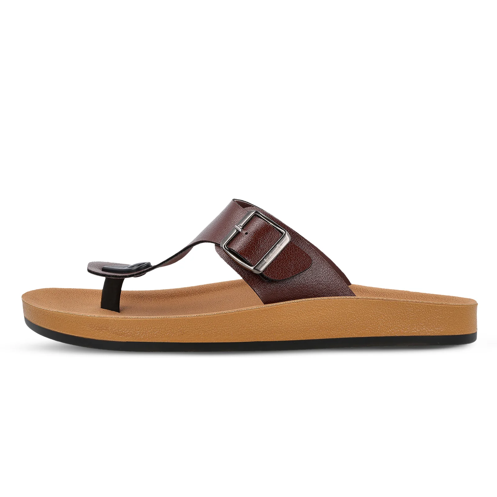 Men's Daily Wear Sandals - WE1332 Brown - Image 3