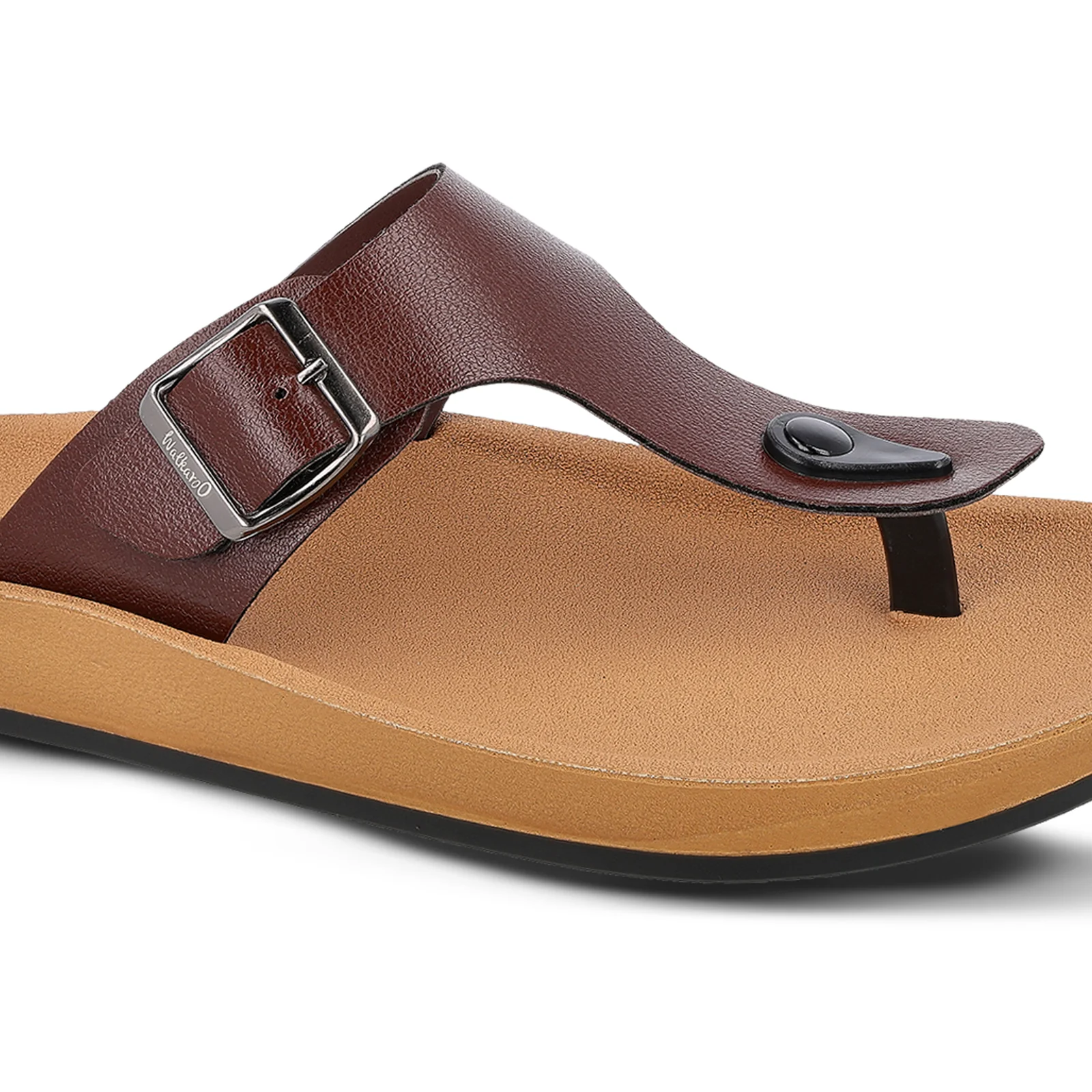 Men's Daily Wear Sandals - WE1332 Brown - Image 4