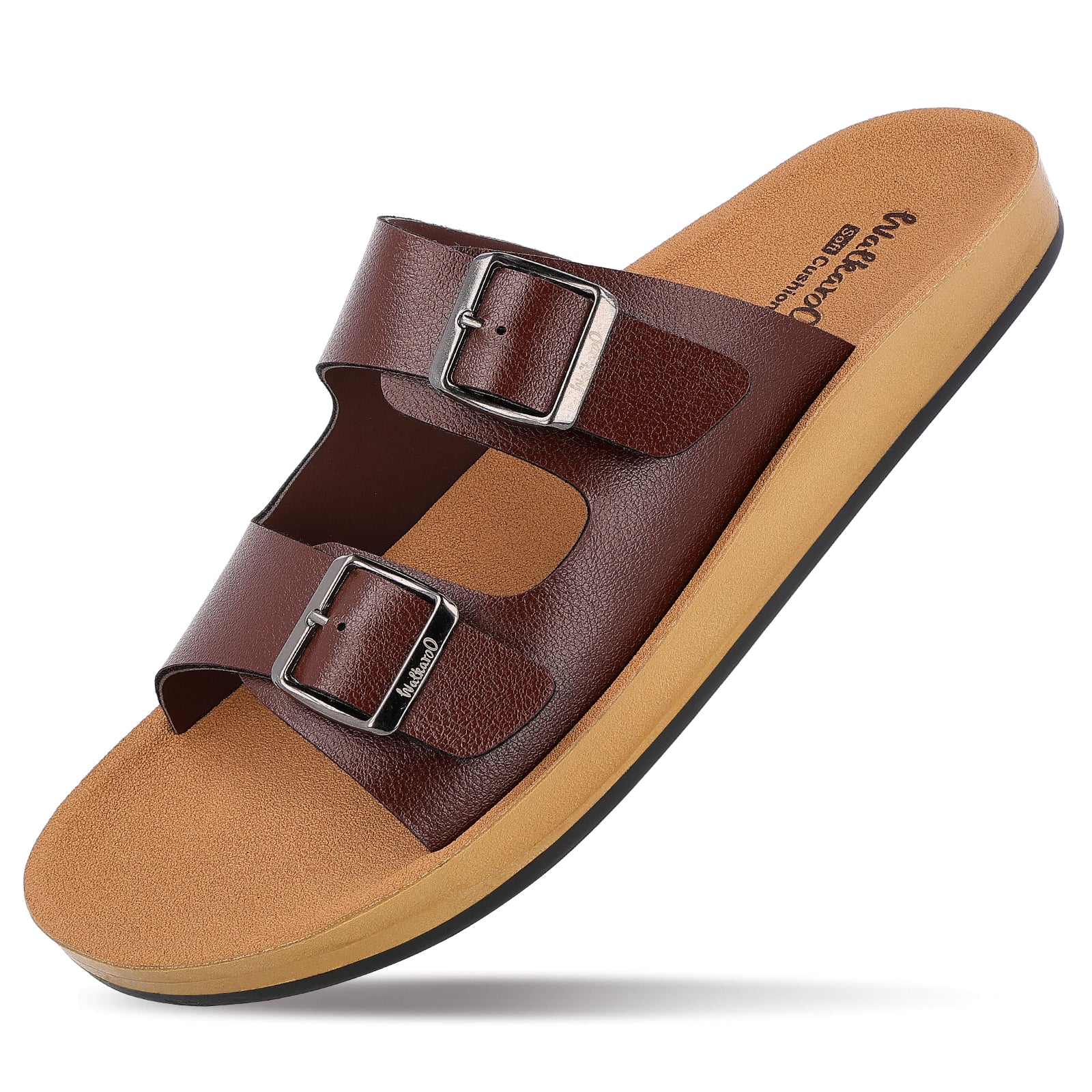 Men's Daily Wear Sandals - WE1333 Brown - Image 5