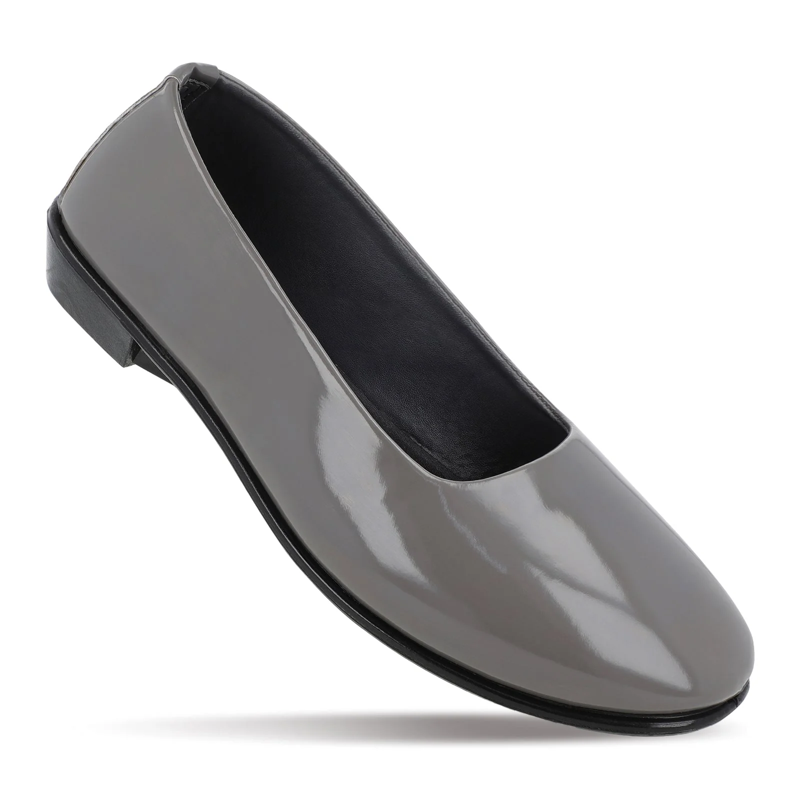 Walkaroo Womens Textured Belly Shoes - WC4985 Grey - Image 3