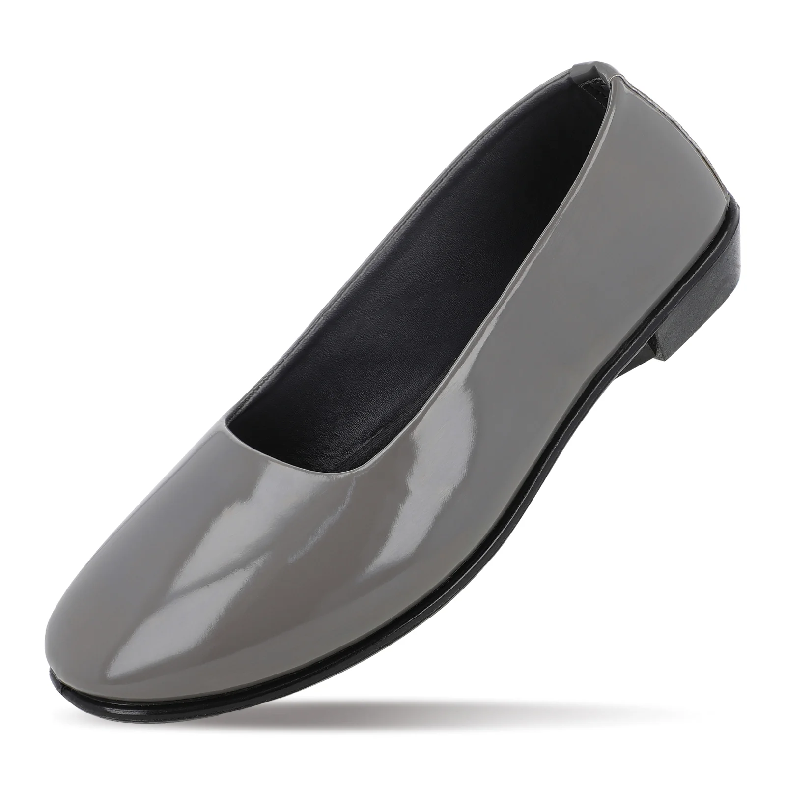 Walkaroo Womens Textured Belly Shoes - WC4985 Grey - Image 5