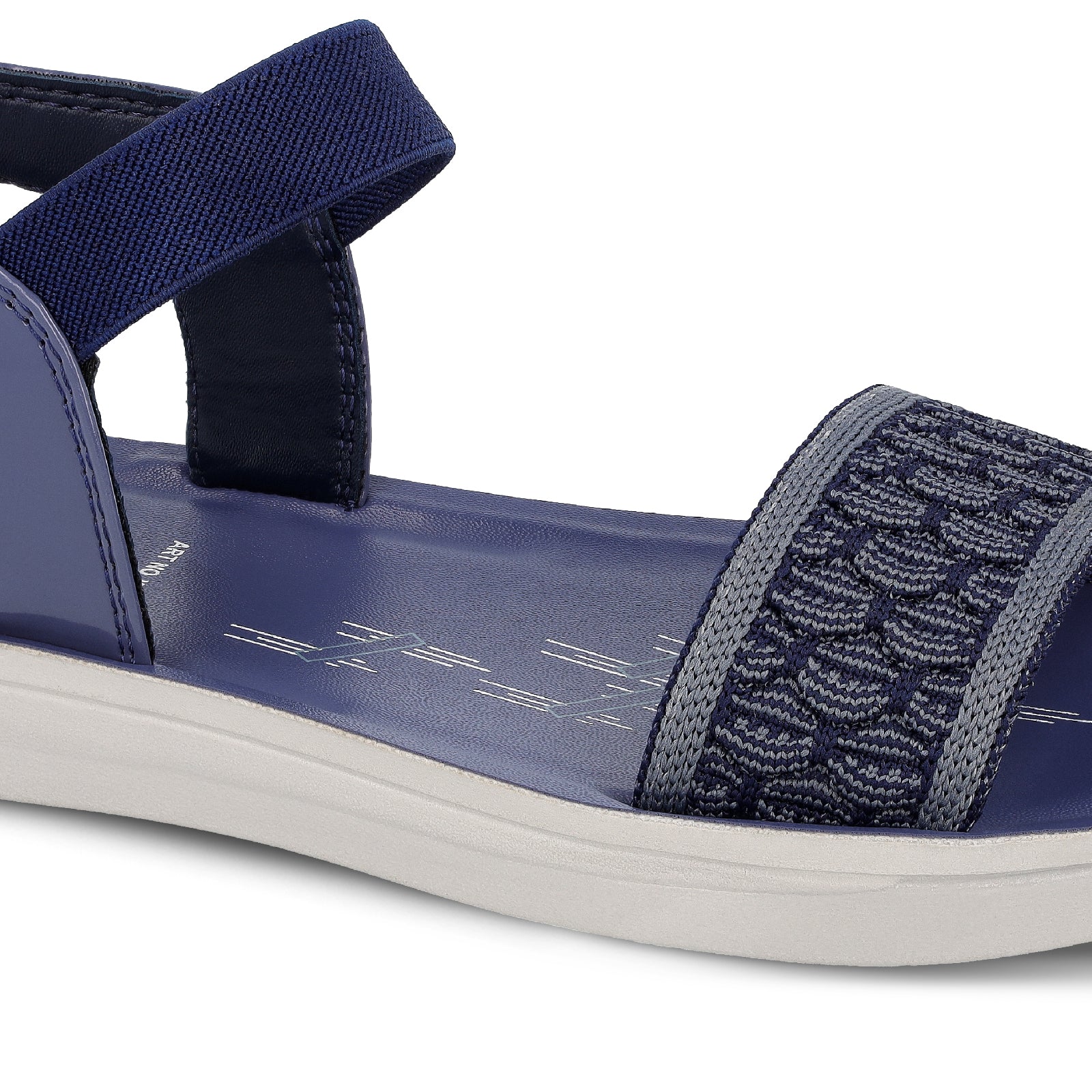 Walkaroo Womens Sandal  - WL7820 M Blue - Image 4