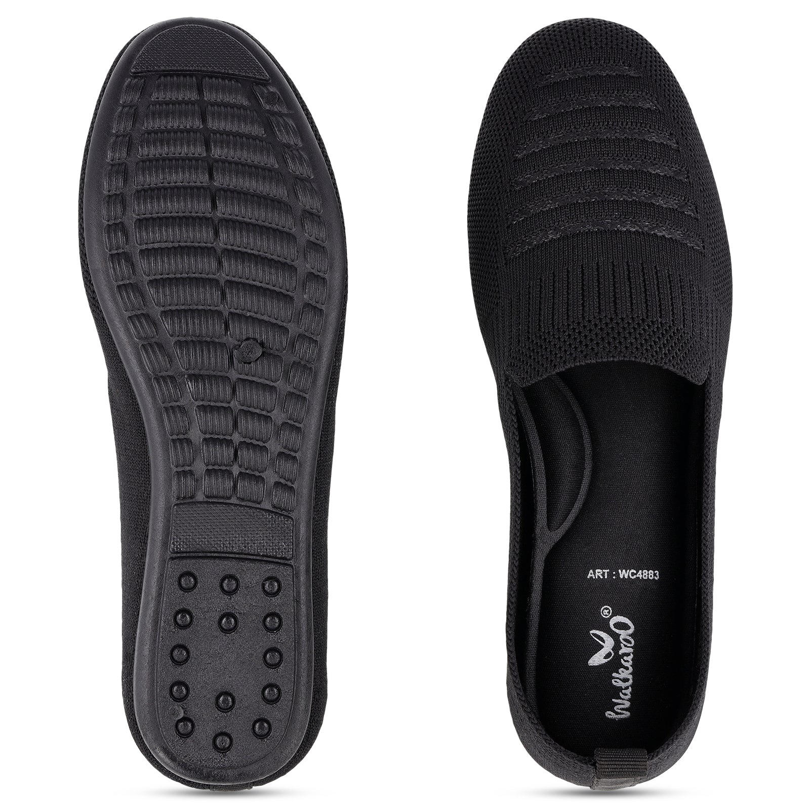 Women's Belly shoe -WC4883 Black - Image 2