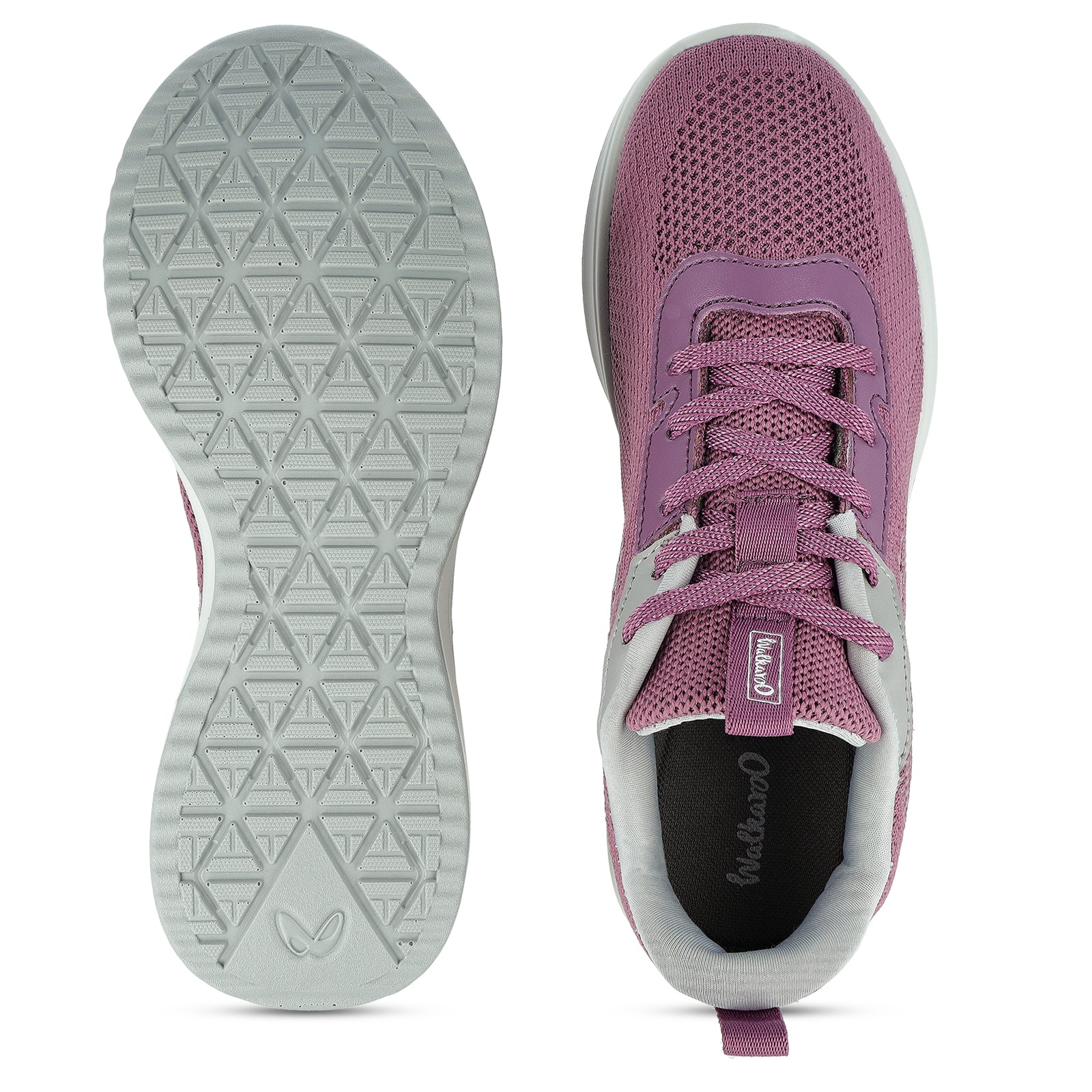 Women's Lace-up Sports Shoe - WS9911 Lavender - Image 2