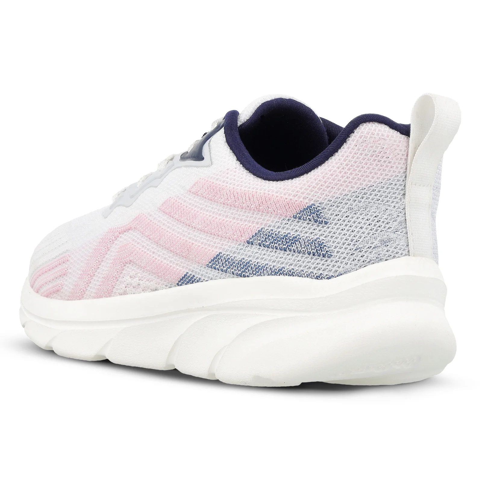Women's Life Style Shoes - WS97093 White Navy Blue - Image 6
