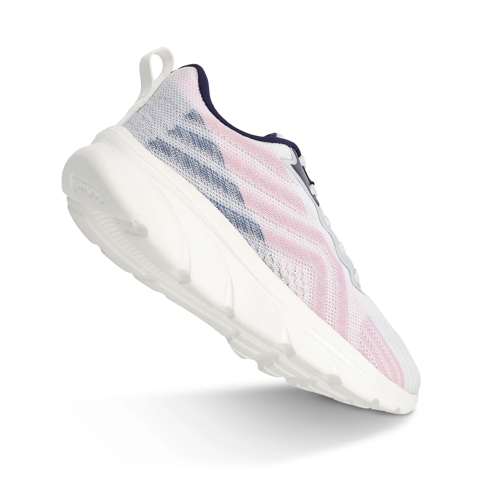 Women's Life Style Shoes - WS97093 White Navy Blue - Image 7