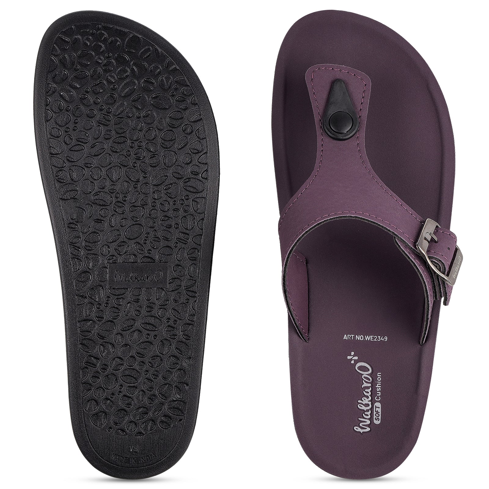 Women's Daily Wear Sandals - WE2349 Purple - Image 3