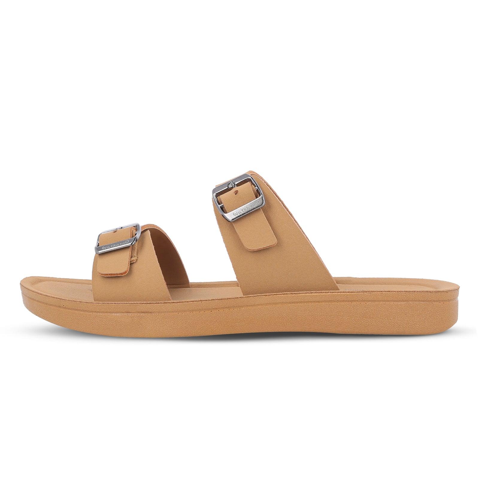 Women's Daily Wear Sandals  - WL7581 Beige - Image 3
