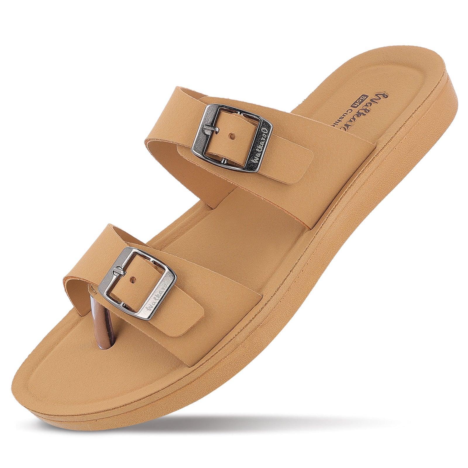 Women's Daily Wear Sandals  - WL7581 Beige - Image 5