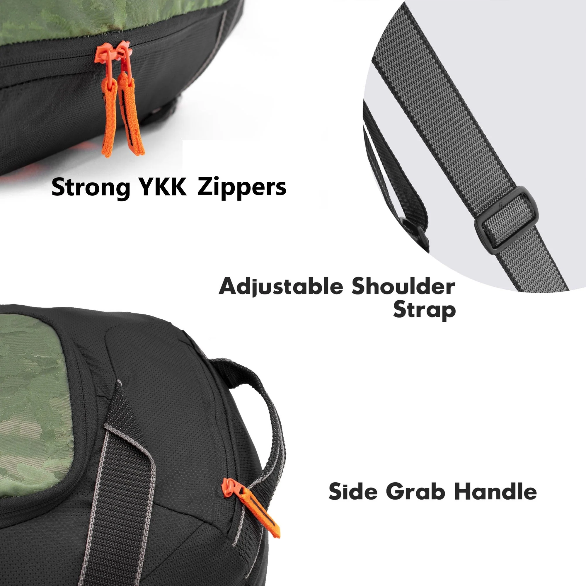 Weekend Sports Duffel - Black Green - Image 5