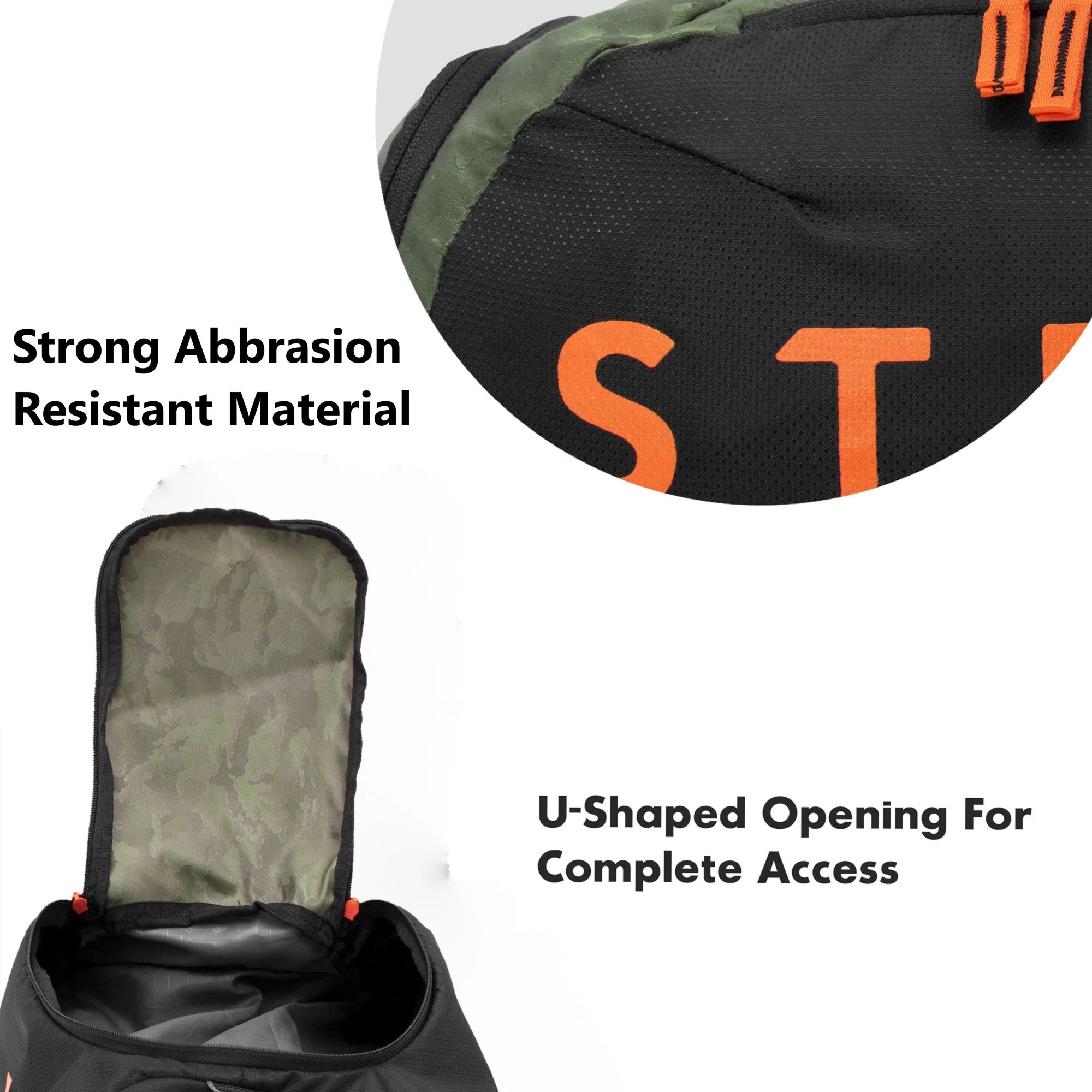 Weekend Sports Duffel - Black Green - Image 7