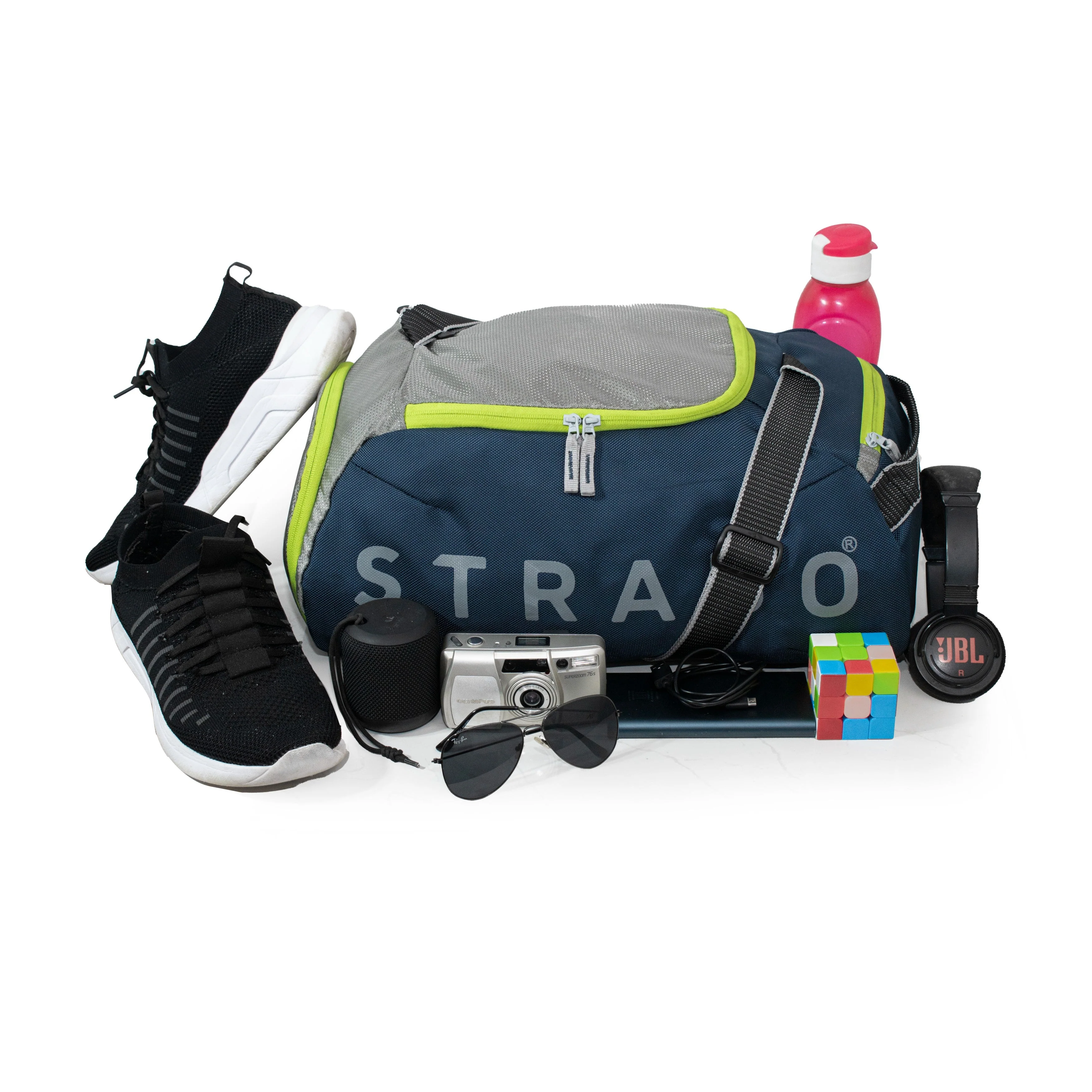 Weekend Sports Duffel - Navy Silver - Image 5