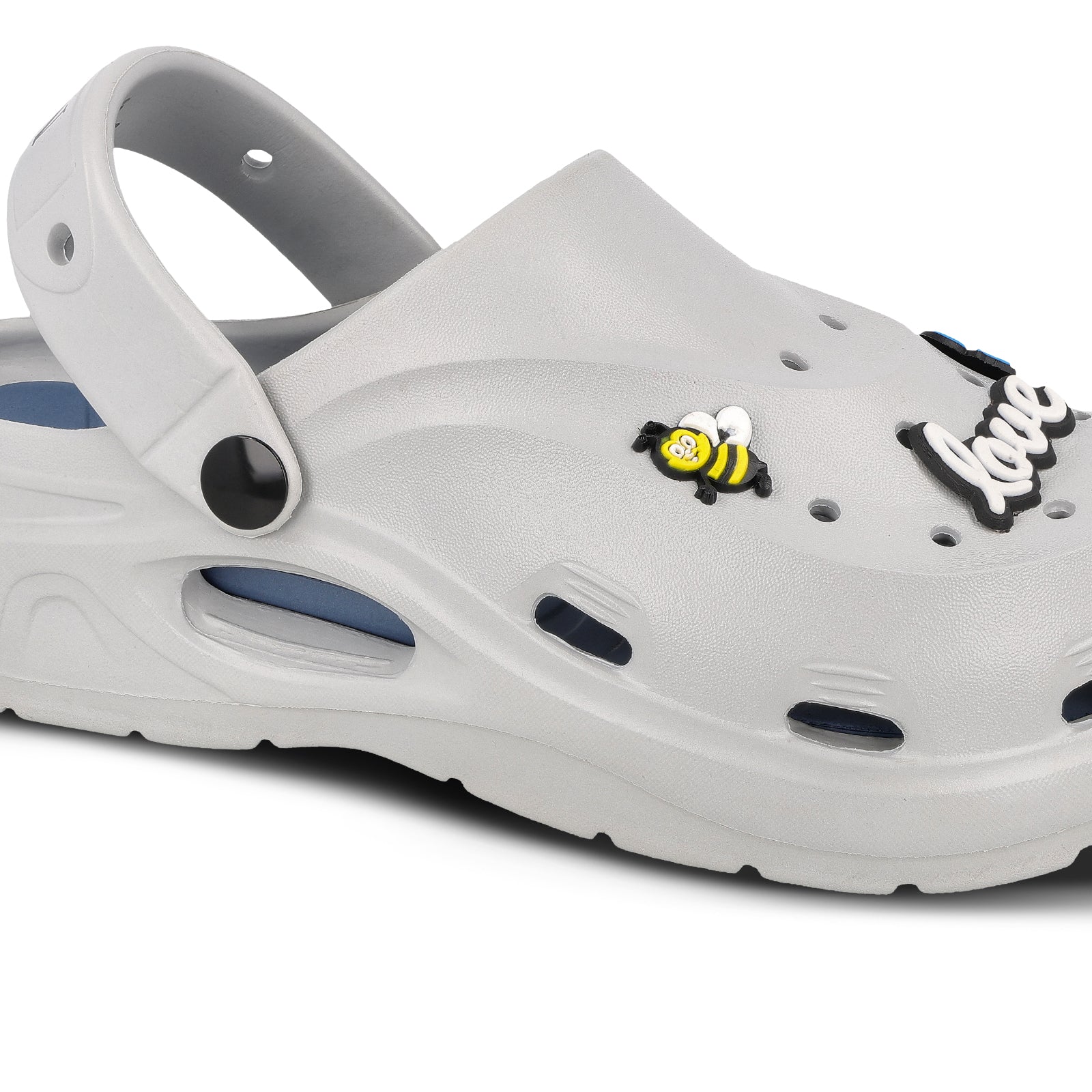 Women's Clogs - MI604 Light Grey - Image 5