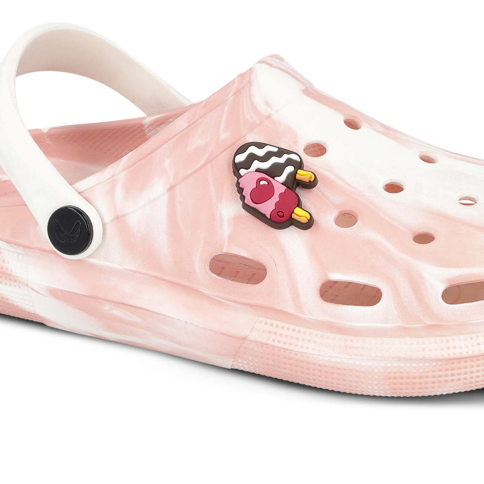 Women's Clogs  - WC8960 Peach White - Image 4