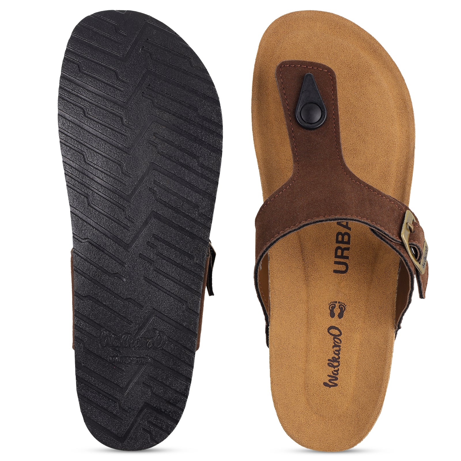 Women's Comfort Sandals - WLE71229 Brown - Image 2