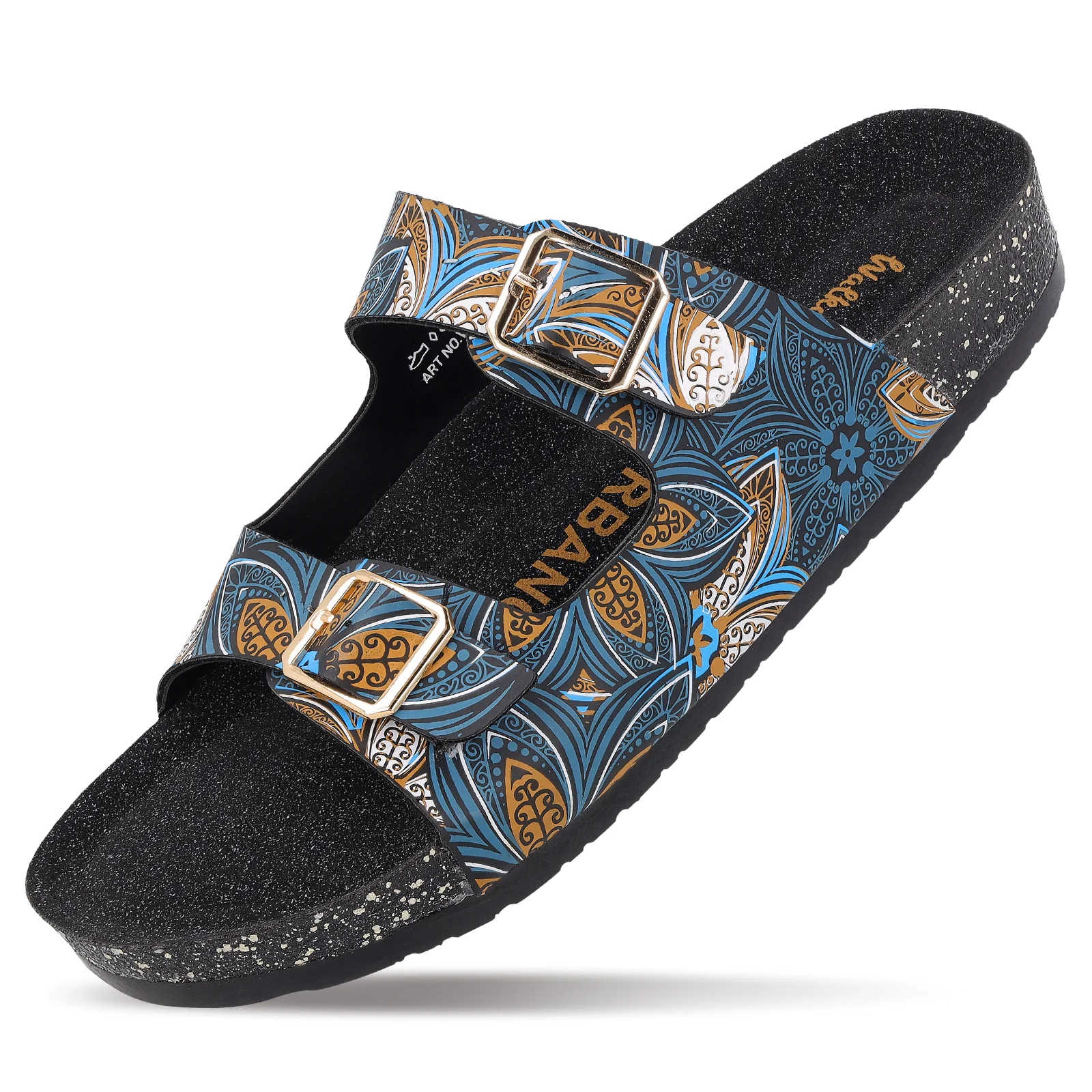 Women's Comfort Sandals - WLE74035 Black - Image 6