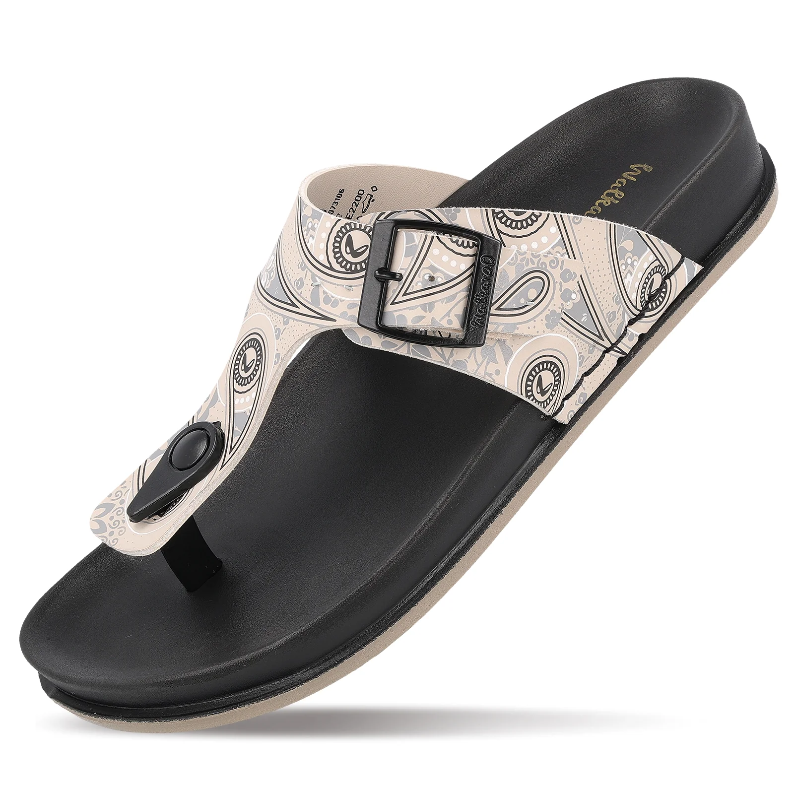 Women's Daily Wear Comfort Sandals - WE2200 Black - Image 6