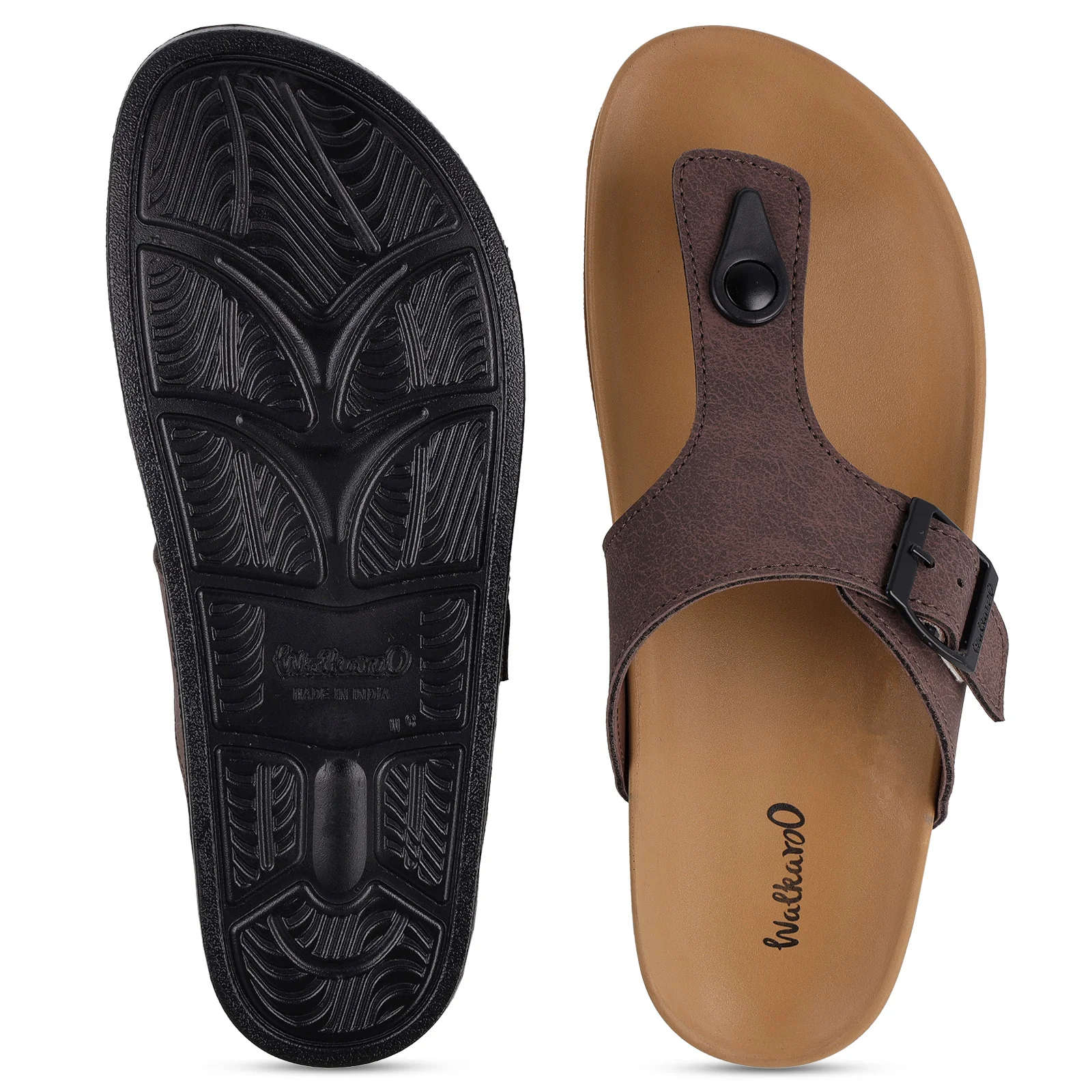 Women's Daily Wear Comfort Sandals - WE2200 Brown - Image 4