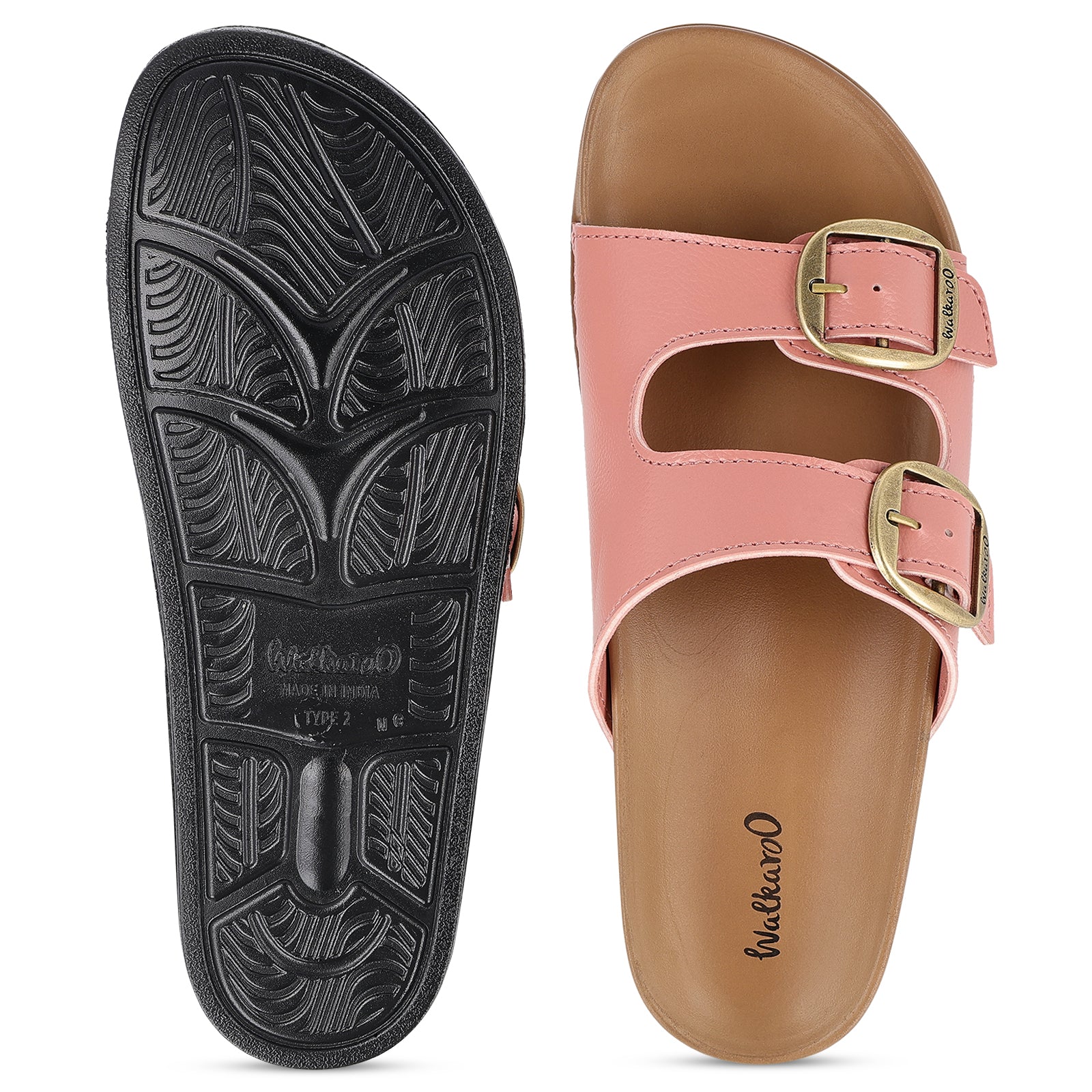 Women's Daily Wear Comfort Sandals - WE2500 Peach - Image 4