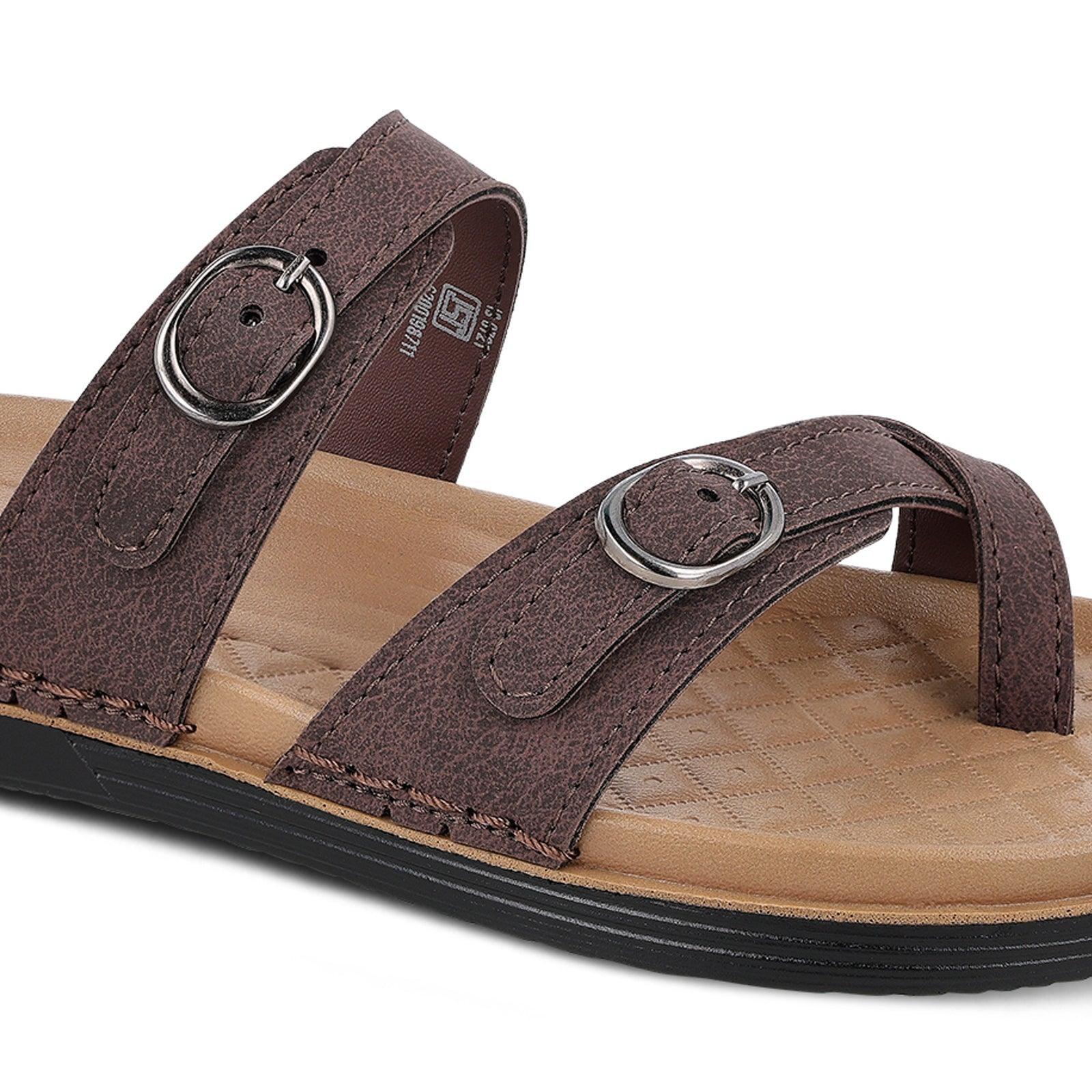 Women's Daily Wear Comfort Sandals - WE2501 BROWN - Image 5