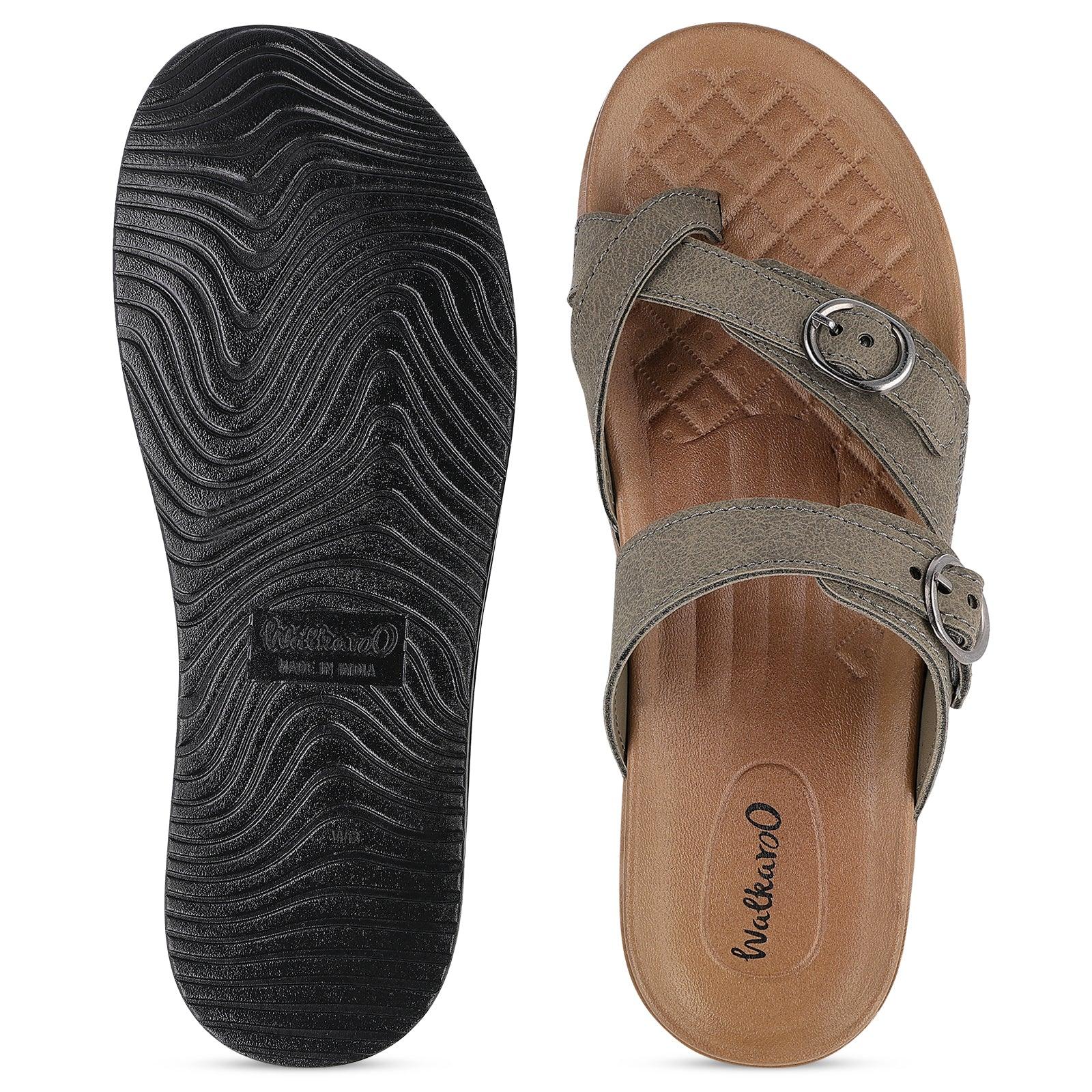 Women's Daily Wear Comfort Sandals - WE2501 OLIVE - Image 3