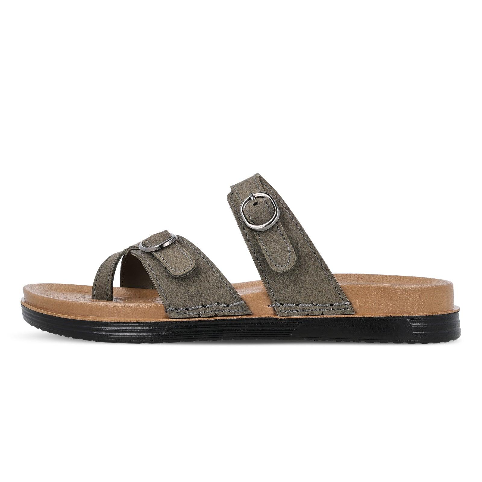 Women's Daily Wear Comfort Sandals - WE2501 OLIVE - Image 4