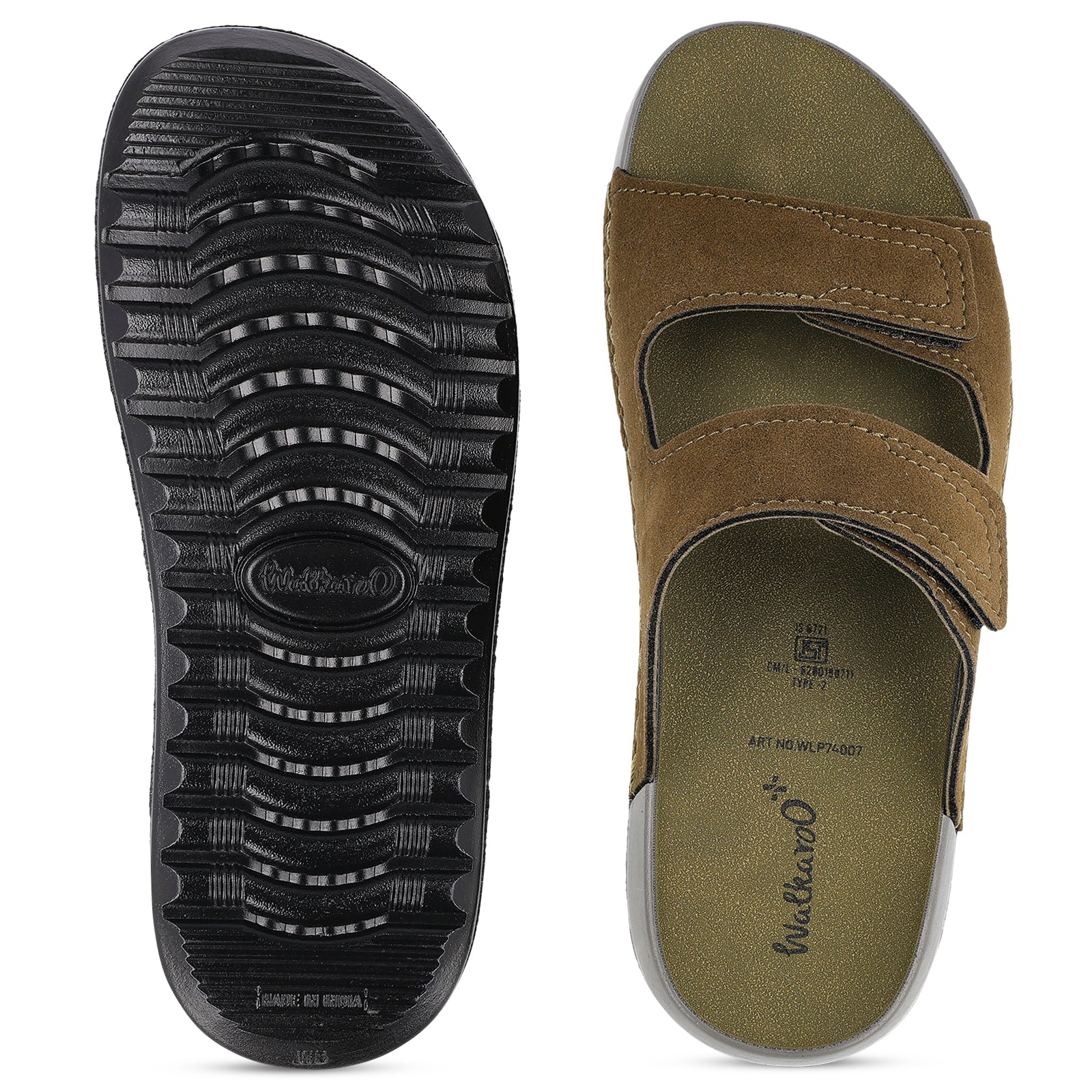 Women's Daily Wear Comfort Sandals - WLP74007 Olive - Image 3