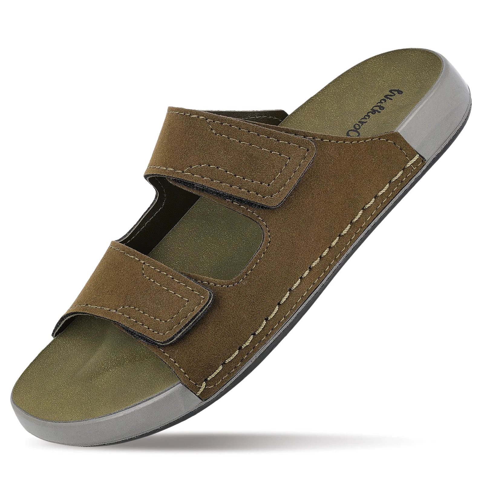 Women's Daily Wear Comfort Sandals - WLP74007 Olive - Image 6