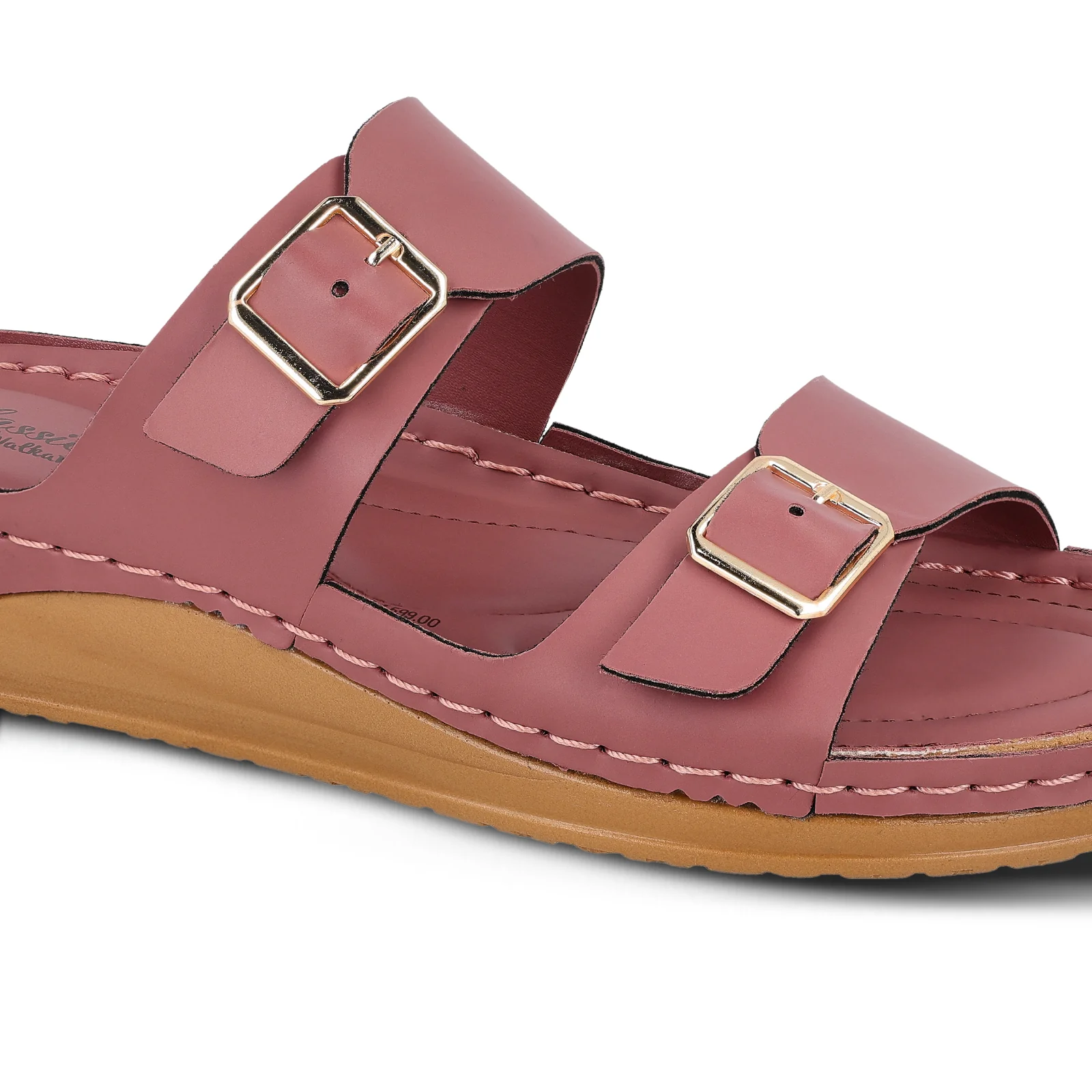 Women's Daily Wear Comfort Sandals  - WLP74021 Dusty Rose - Image 6