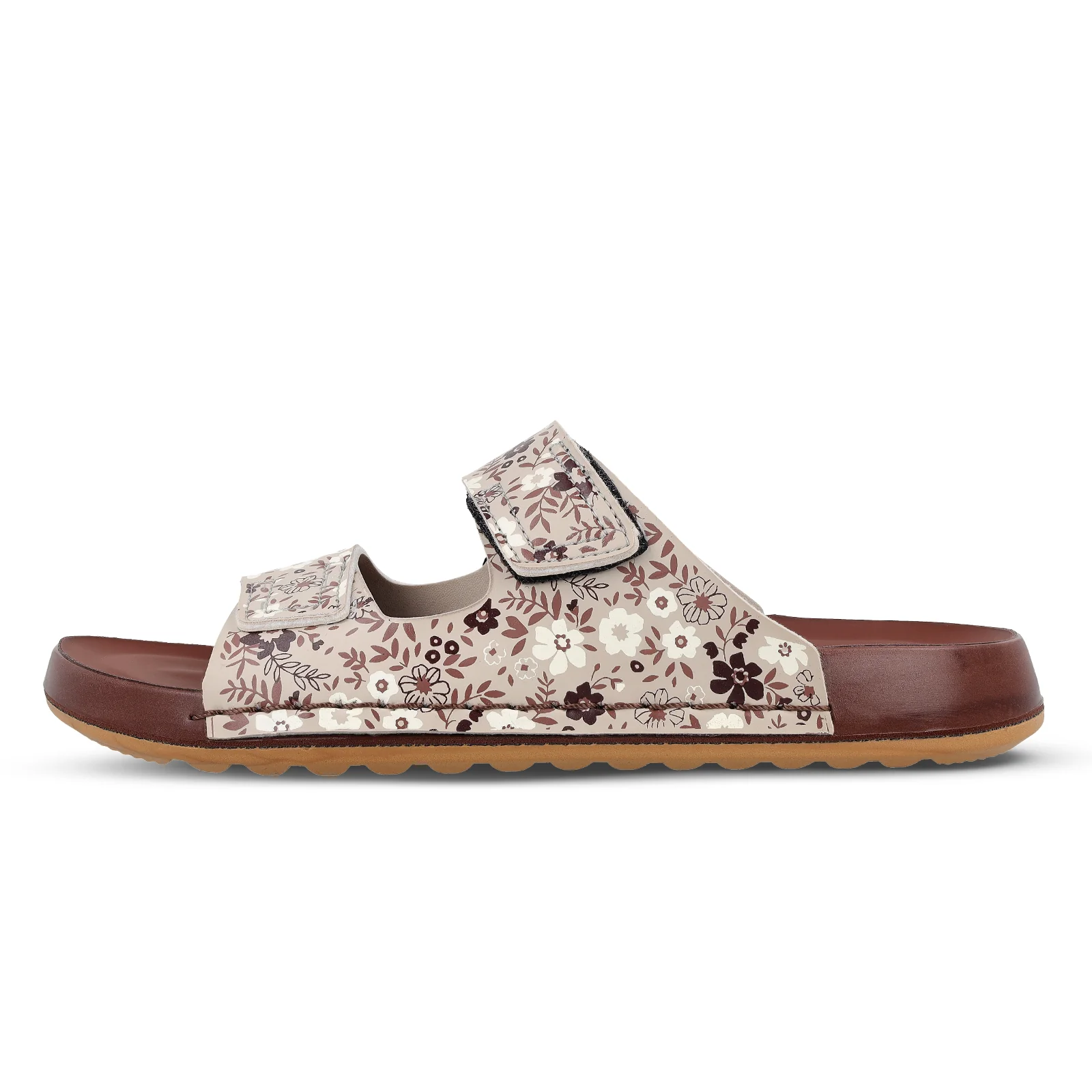 Women's Daily Wear Comfort Sandals - WLP74041 Brown - Image 4