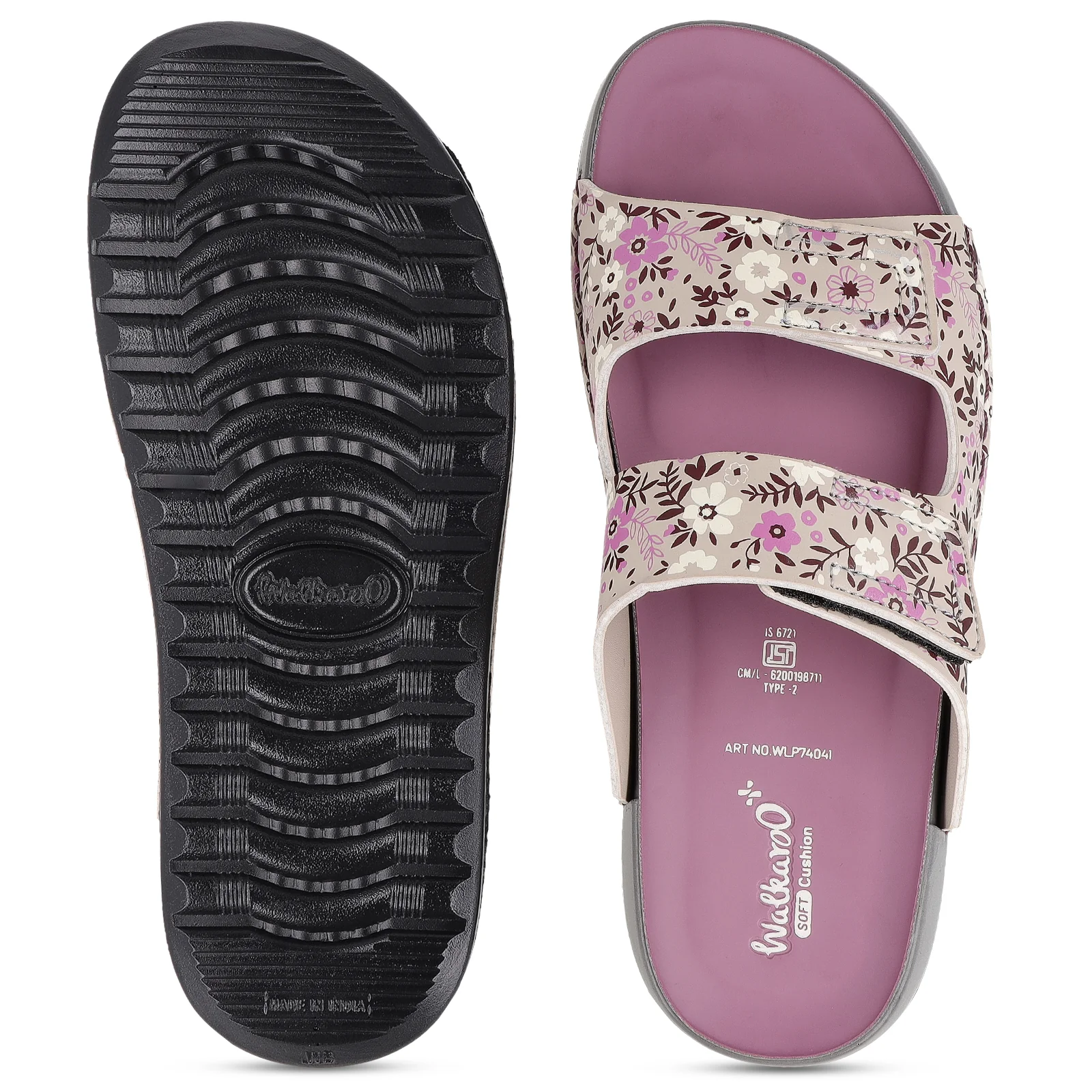 Women's Daily Wear Comfort Sandals - WLP74041 Mauve - Image 3