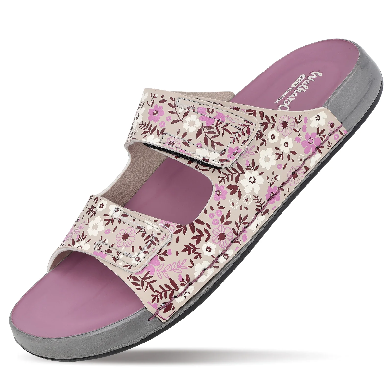 Women's Daily Wear Comfort Sandals - WLP74041 Mauve - Image 6