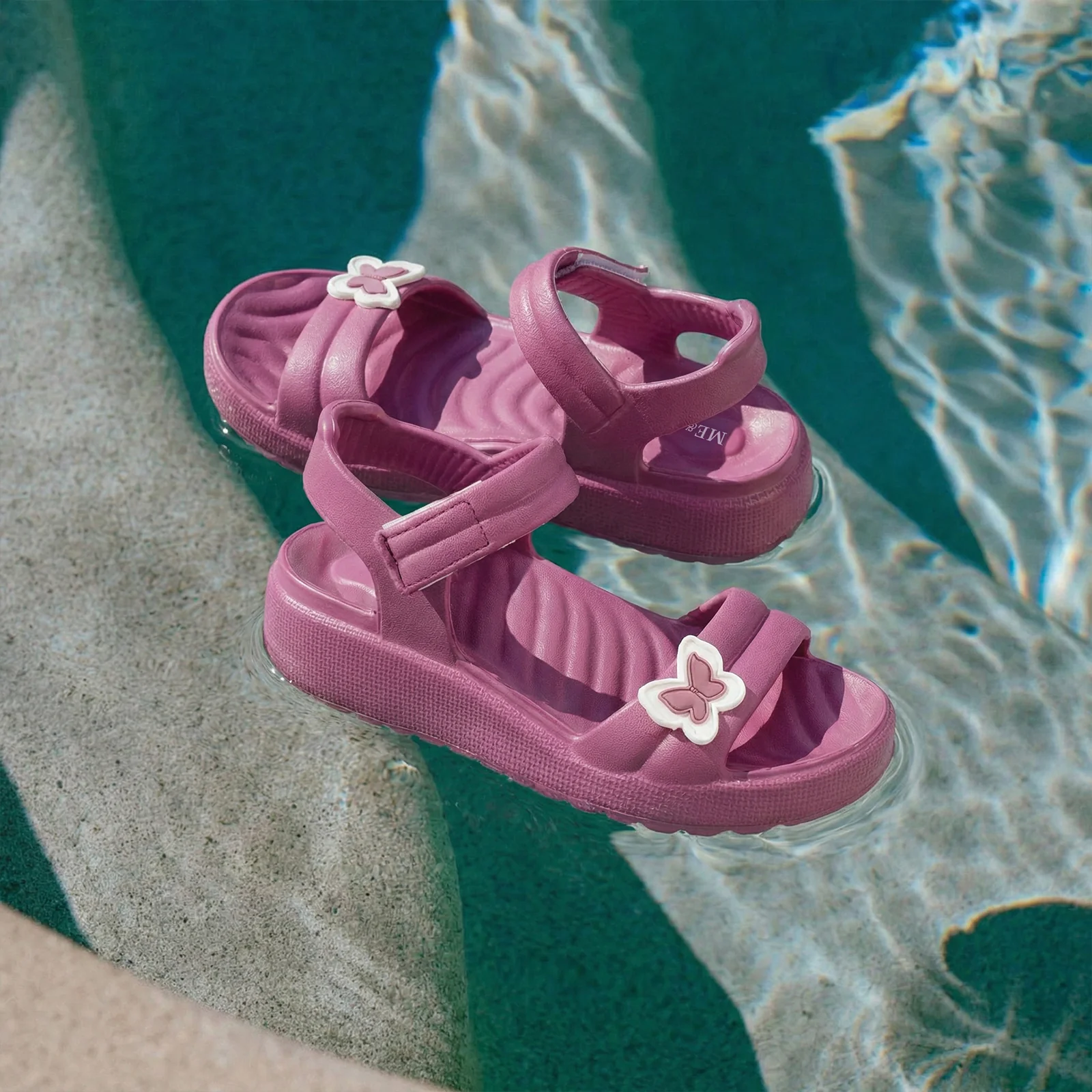 Women's Daily Wear Sandal - MI603 Dark Pink - Image 2