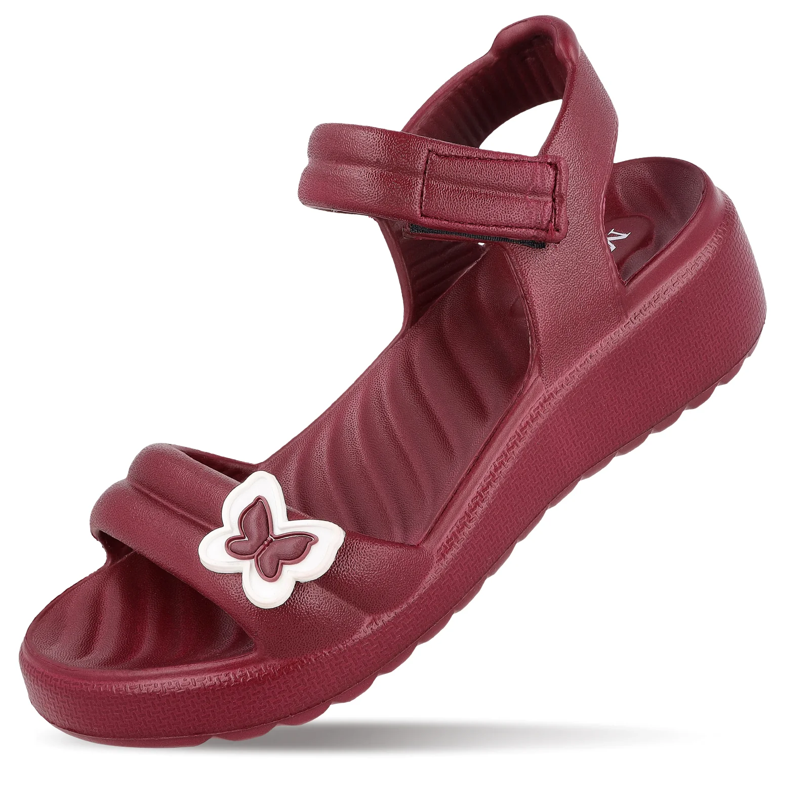 Women's Daily Wear Sandal - MI603 Maroon - Image 6