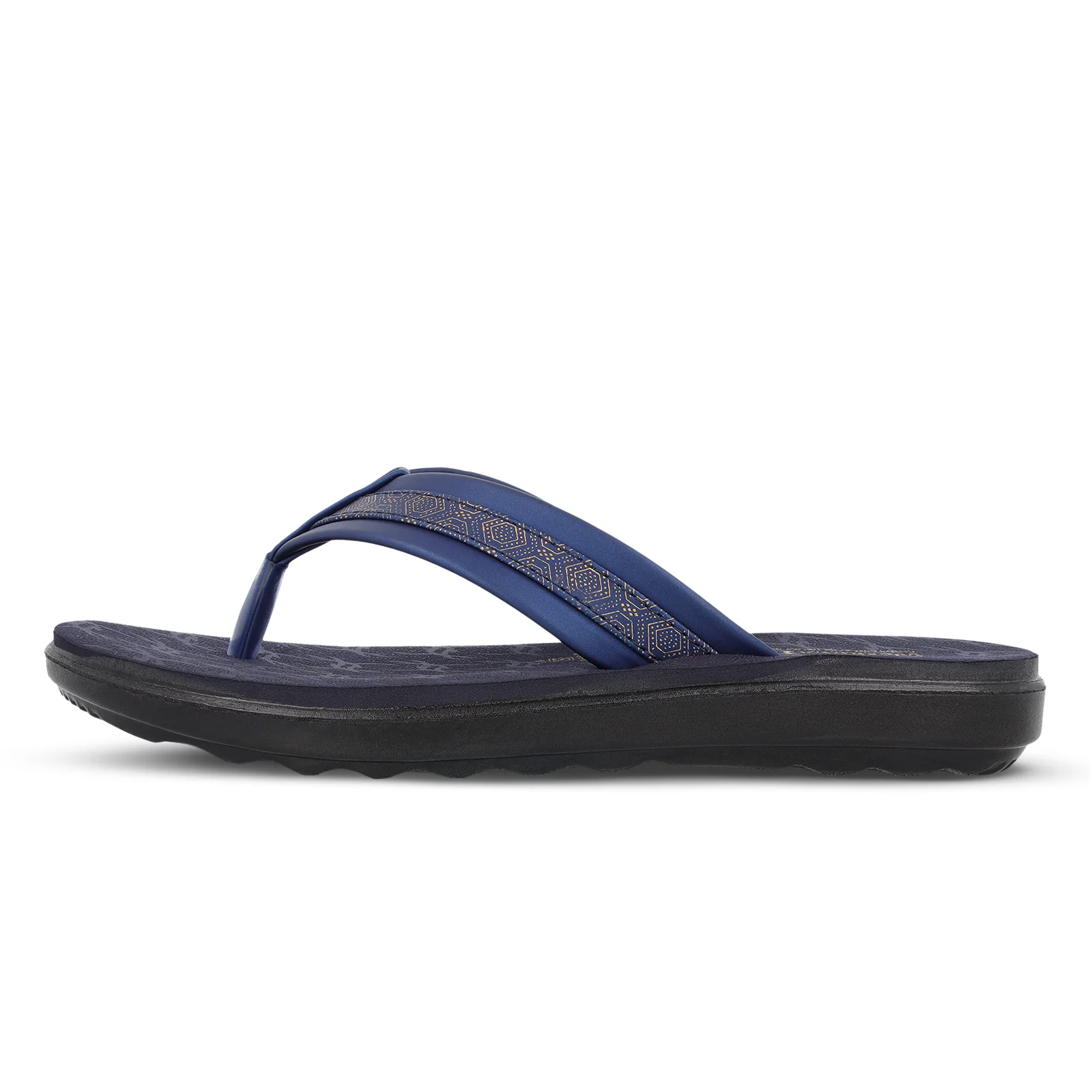 Women's Daily Wear Sandal  - WL7252 Navy Blue - Image 3