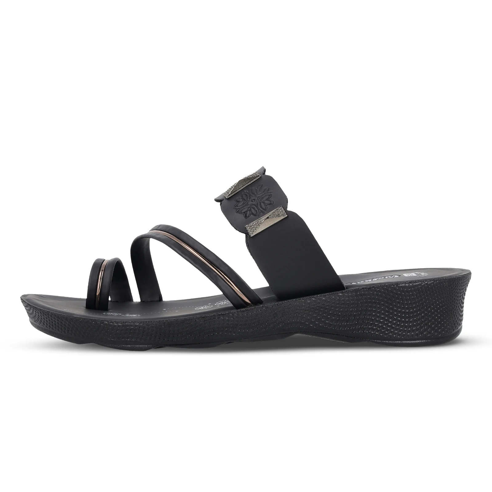 Women's Daily wear Sandal - WL7673 Black - Image 3