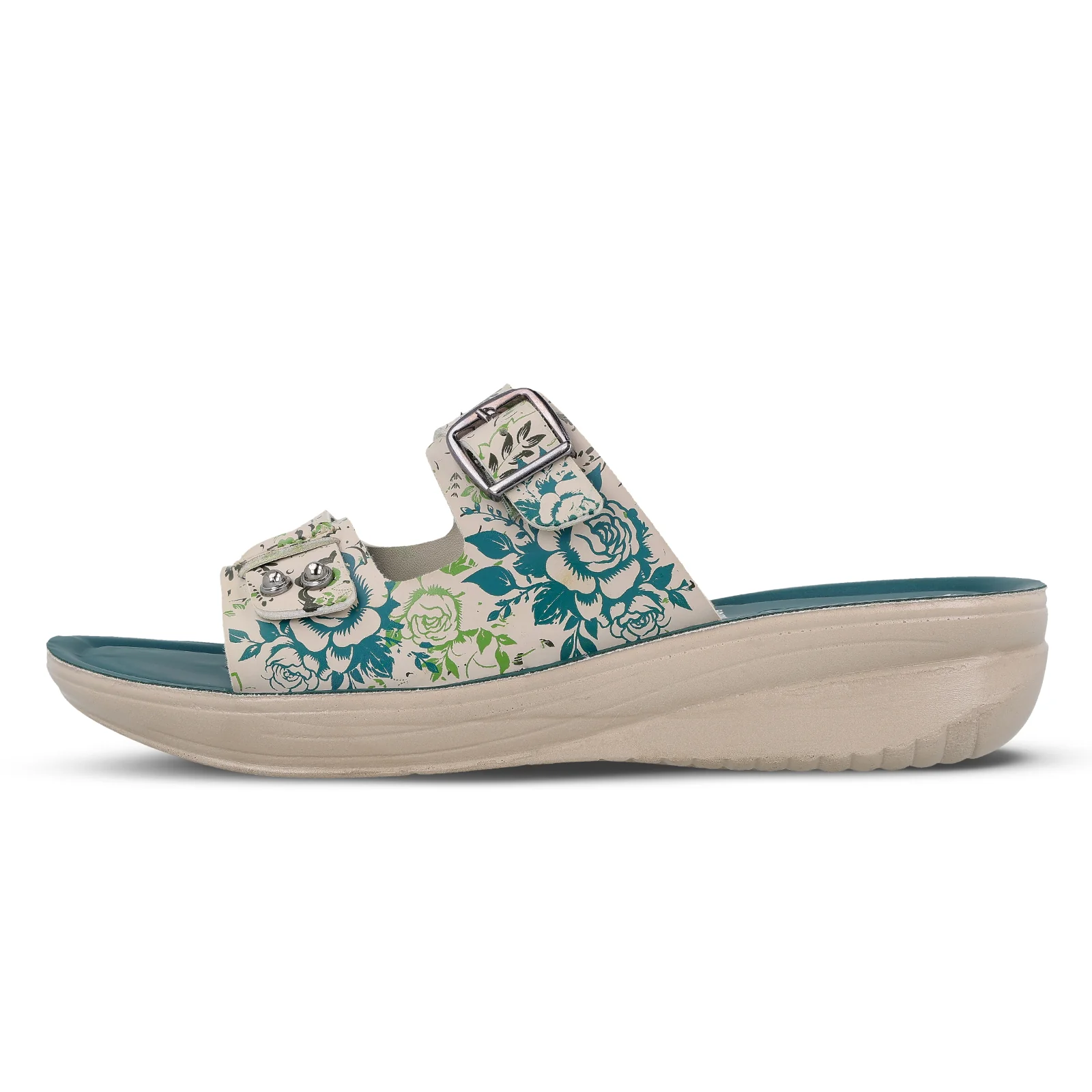 Women's Daily Wear Sandal  - WLR74019 Green - Image 4