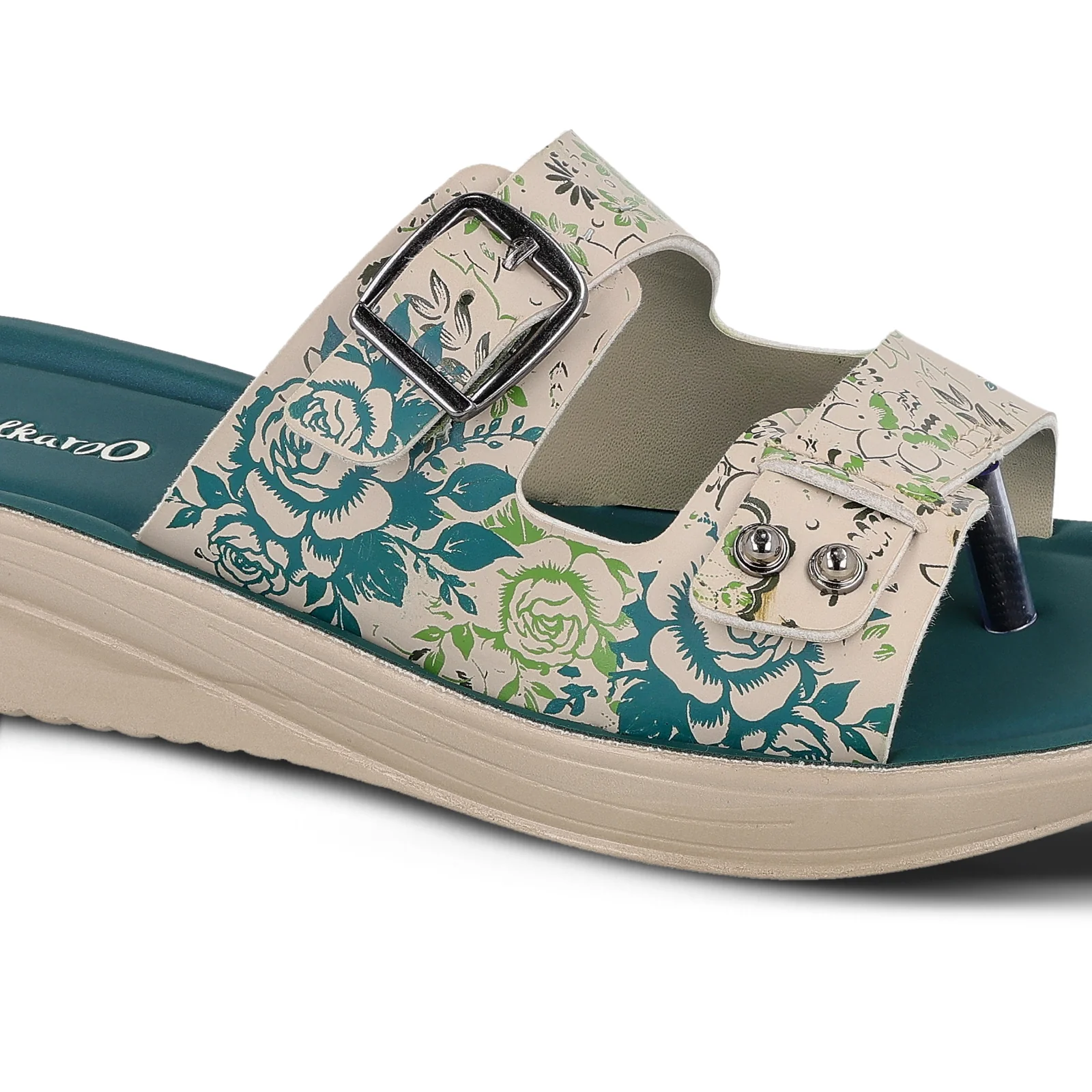 Women's Daily Wear Sandal  - WLR74019 Green - Image 5