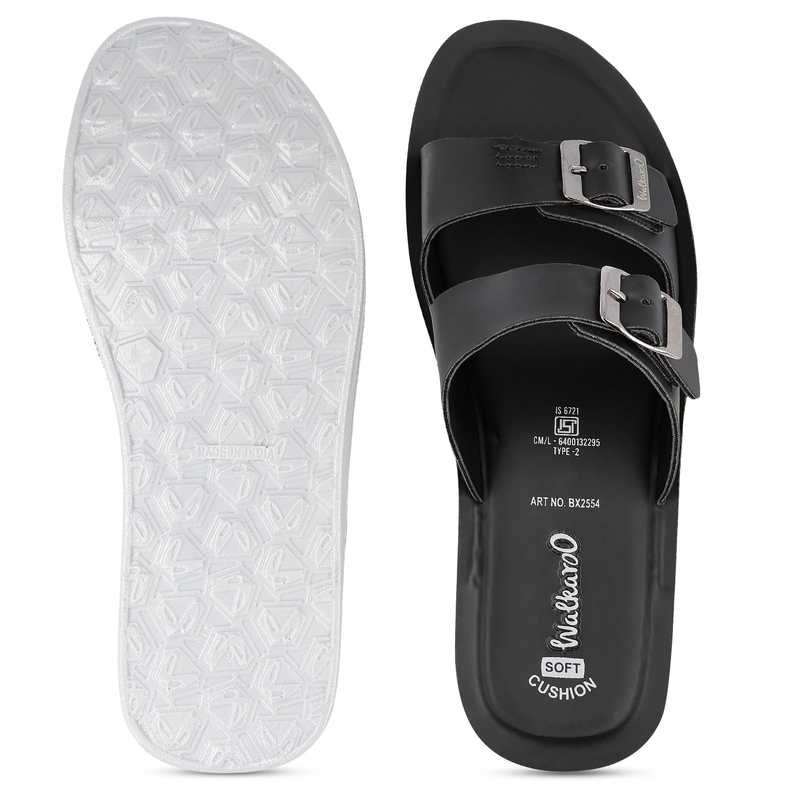 Women's Daily Wear Sandals - BX2554 Black - Image 3