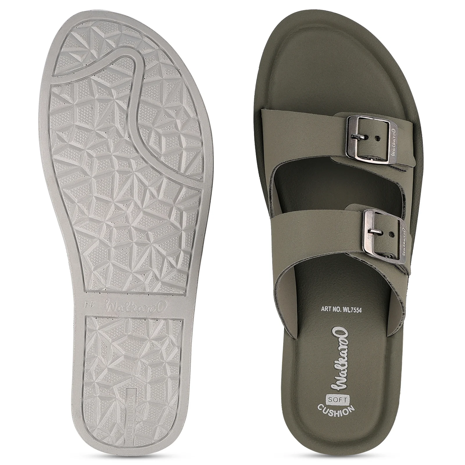 Women's Daily Wear Sandals  - WL7554 Olive - Image 3