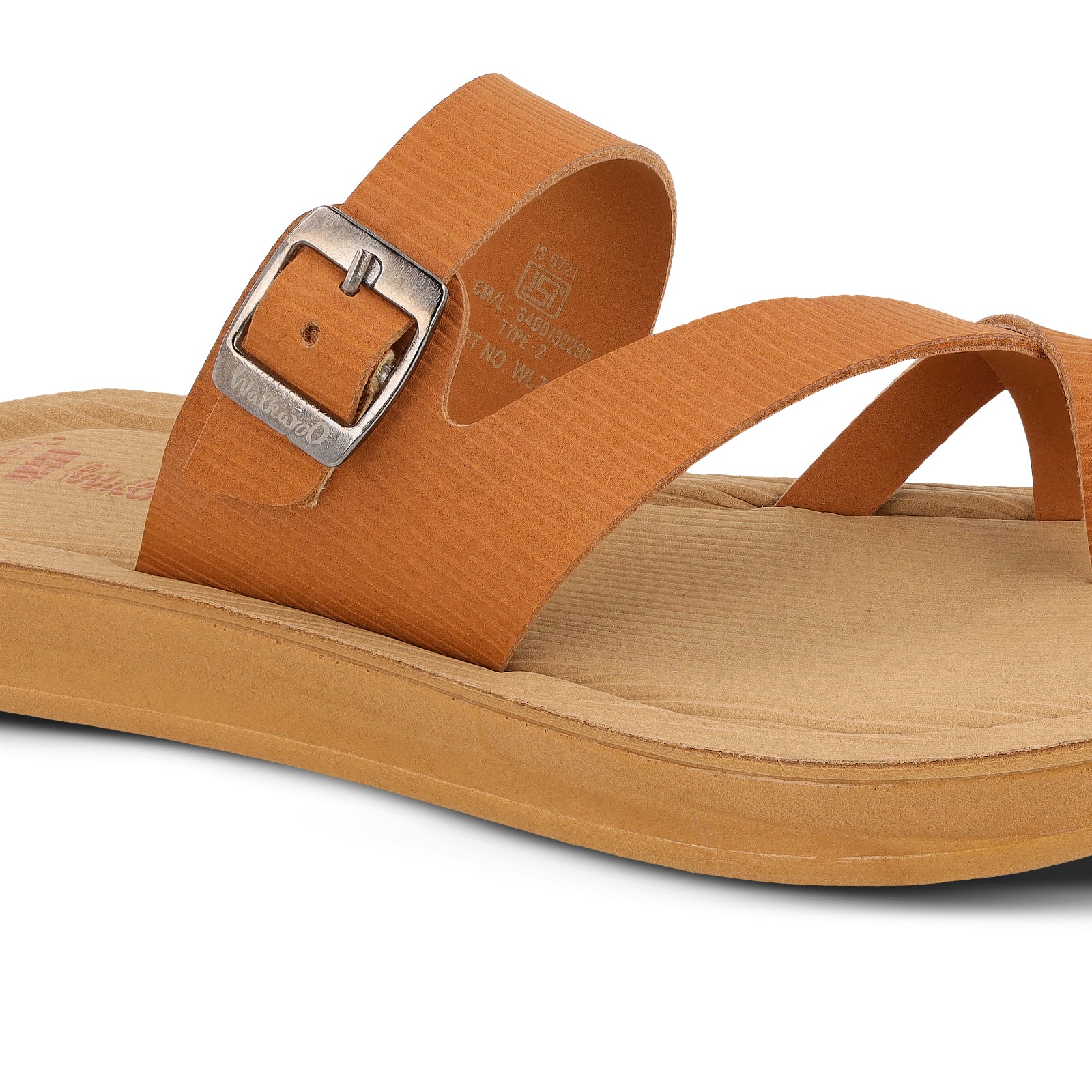 Women's Daily Wear Sandals  - WL7573 Caramel - Image 5