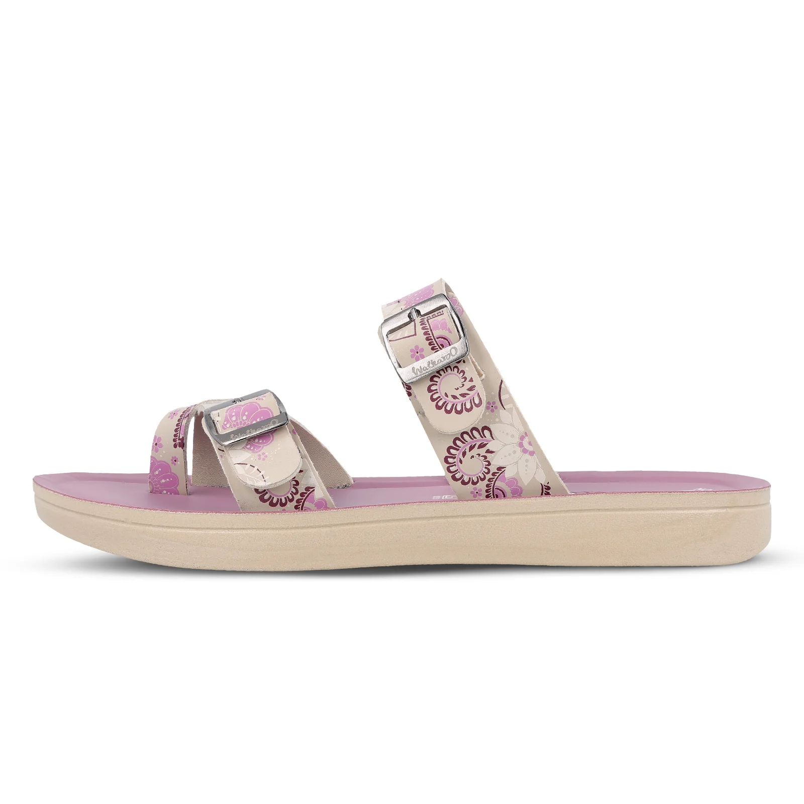Women's Daily Wear Sandals  - WL7645 Mauve - Image 3