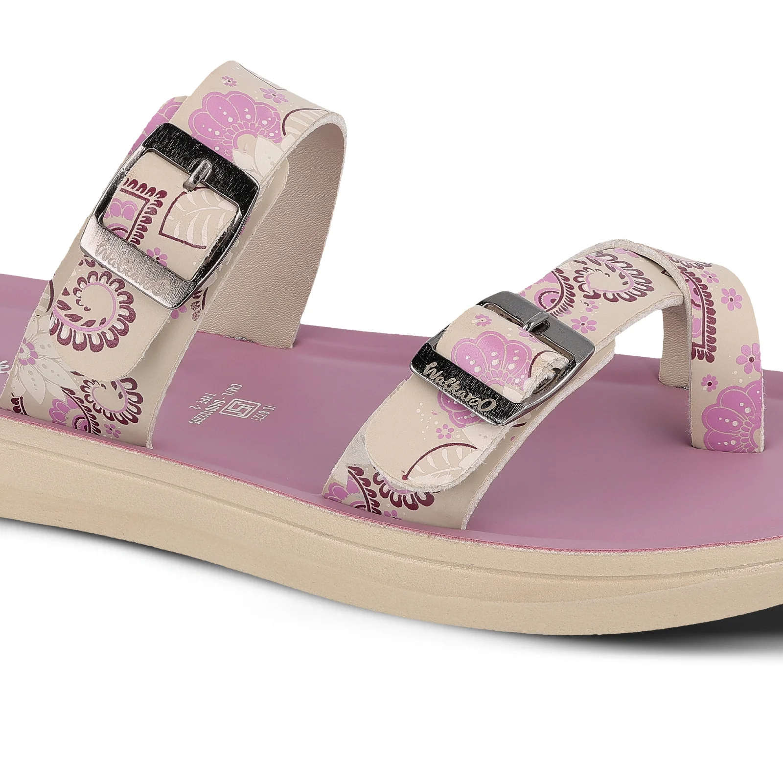 Women's Daily Wear Sandals  - WL7645 Mauve - Image 4