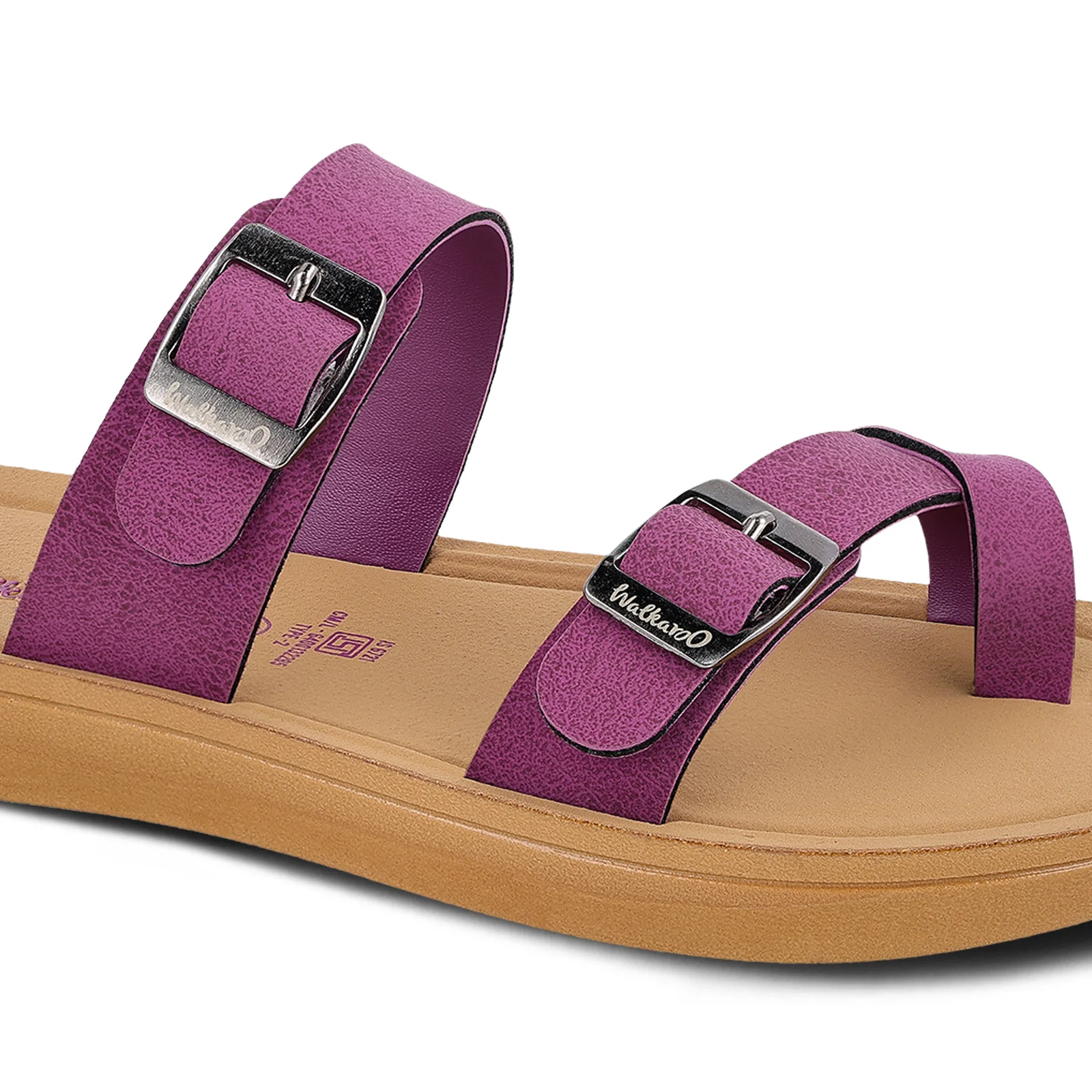 Women's Daily Wear Sandals  - WL7645 Plum - Image 4